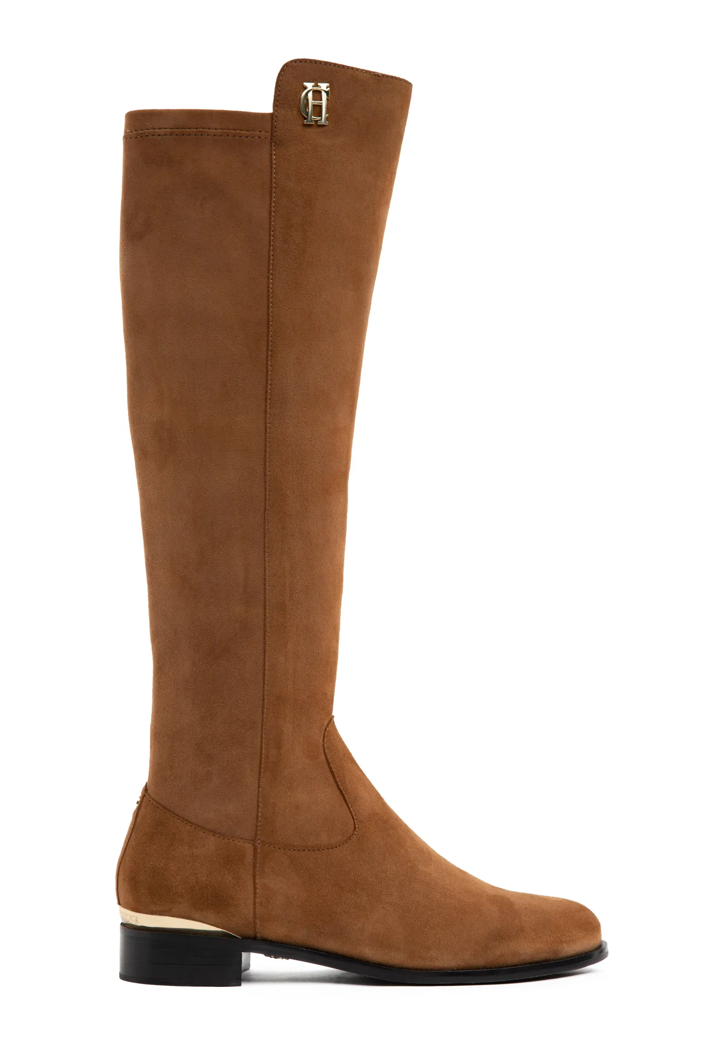 Women Holland Cooper Boots | Albany Knee Boot (Tan Suede)