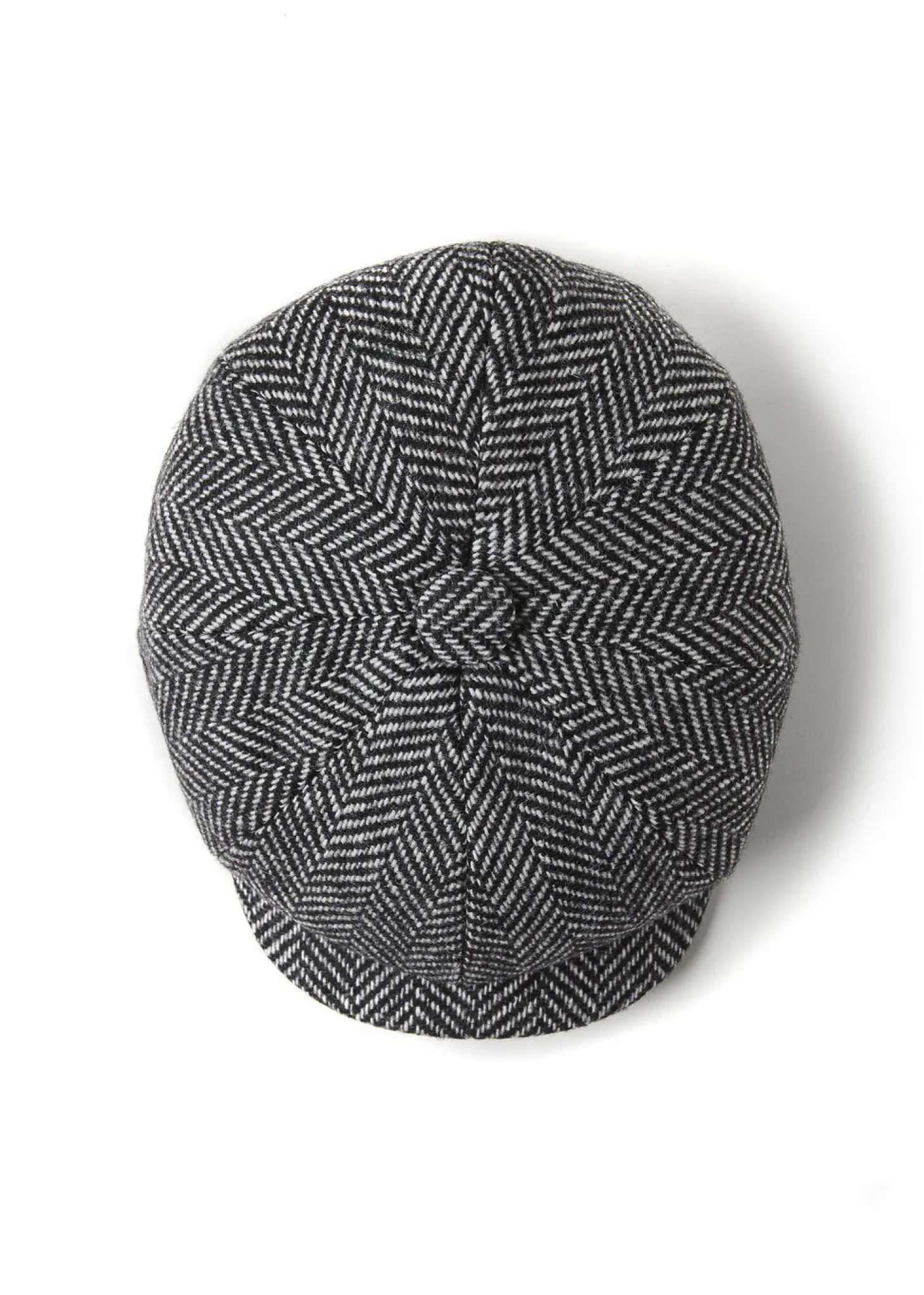 Women/BOY Holland Cooper Baker Boys | Baker Boys | Baker Boy Cap (Wide Tooth Black Herringbone)