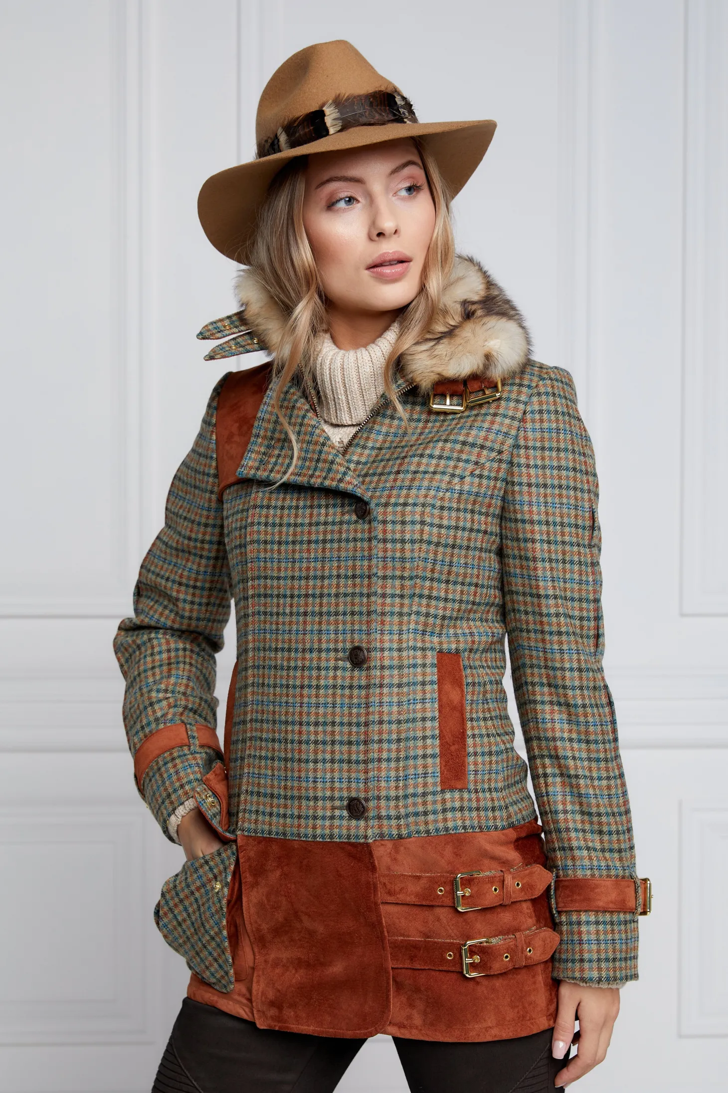 Women Holland Cooper Jackets | Tailoring | Balmoral Field Jacket (Bredon Tweed)