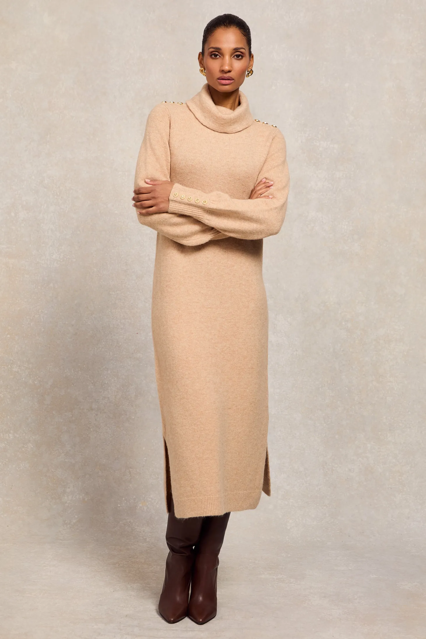 Women Holland Cooper Dresses | Berkeley Roll Neck Dress