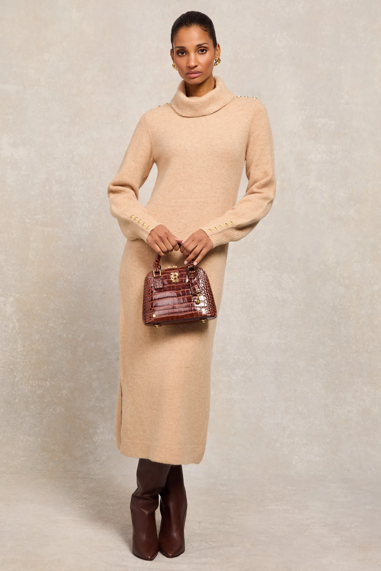 Women Holland Cooper Dresses | Berkeley Roll Neck Dress