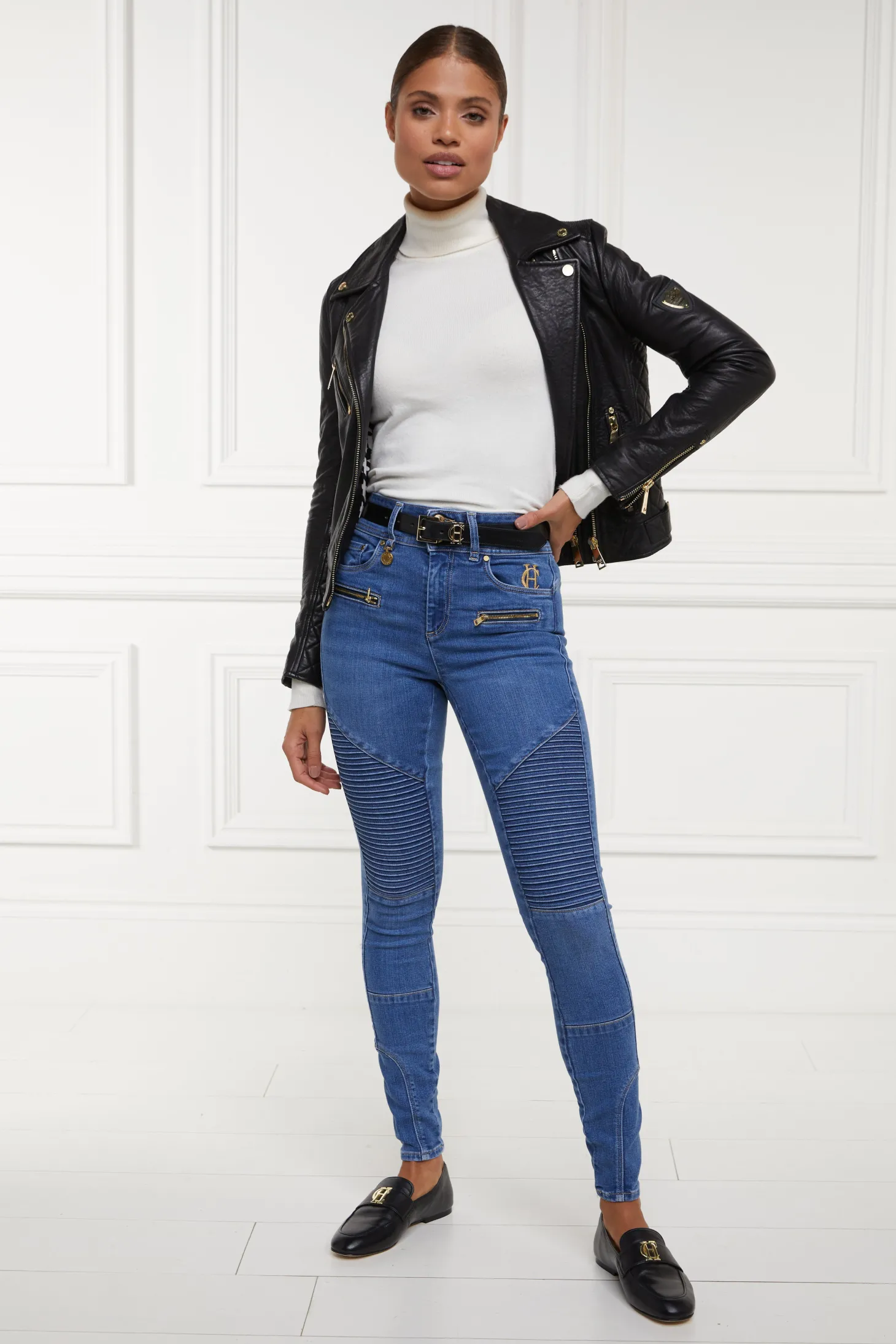 Women Holland Cooper Jeans | Biker Jean