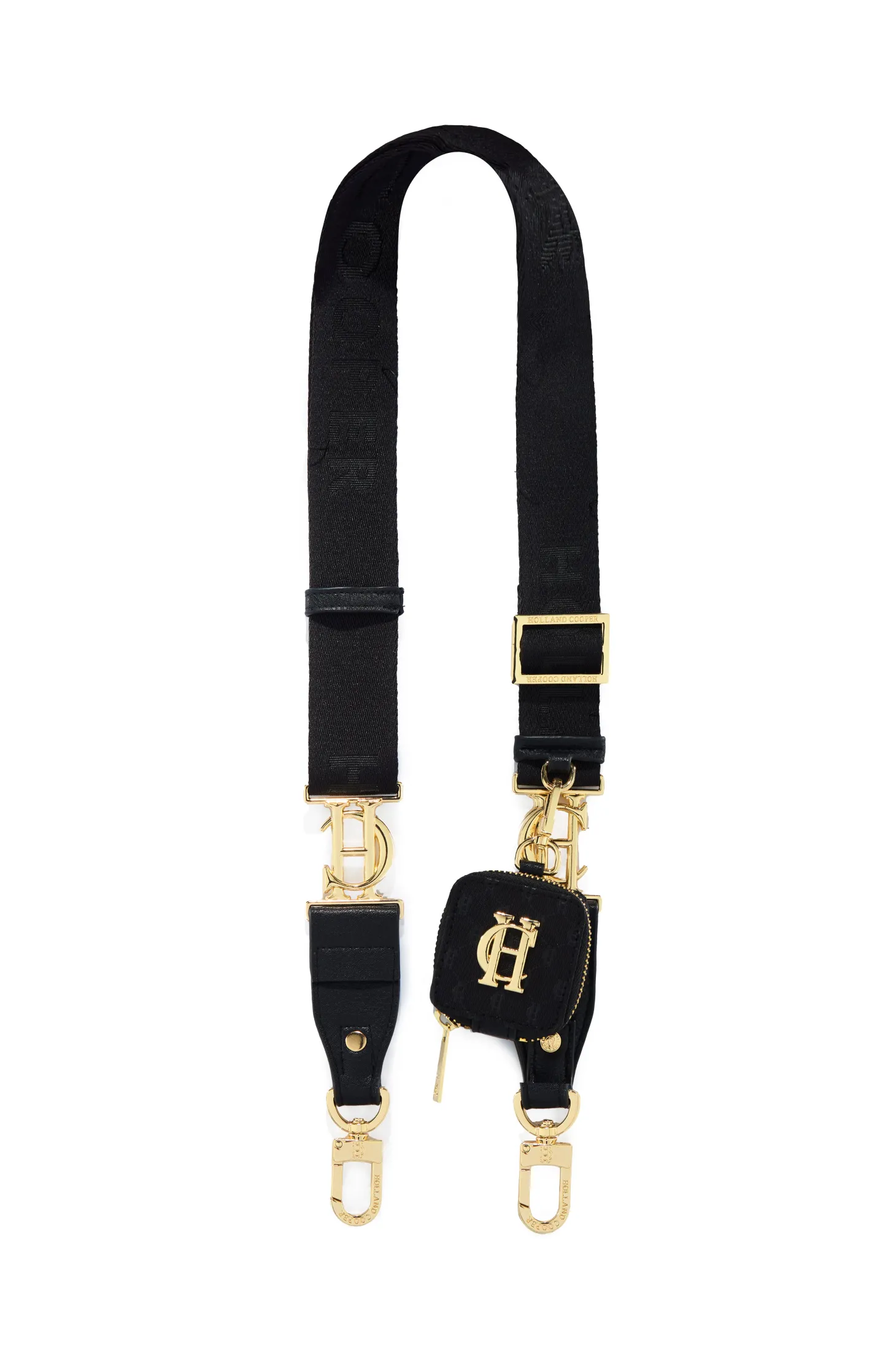 Women Holland Cooper Bags | Bags | Burghley Bag Strap (Black Monogram)