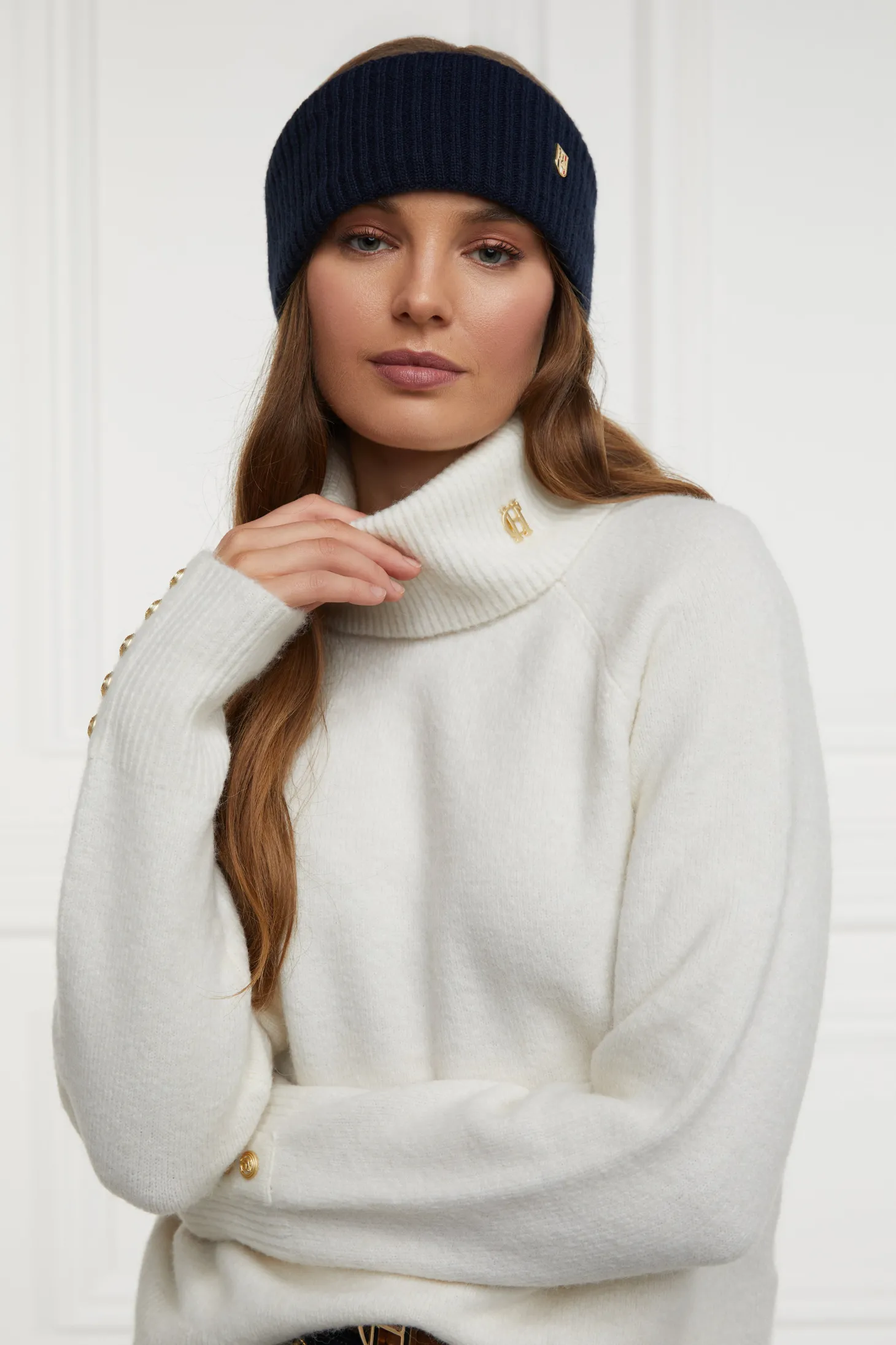 Women Holland Cooper Hats & Headbands | Hats & Headbands | Burghley Headband (Ink Navy)