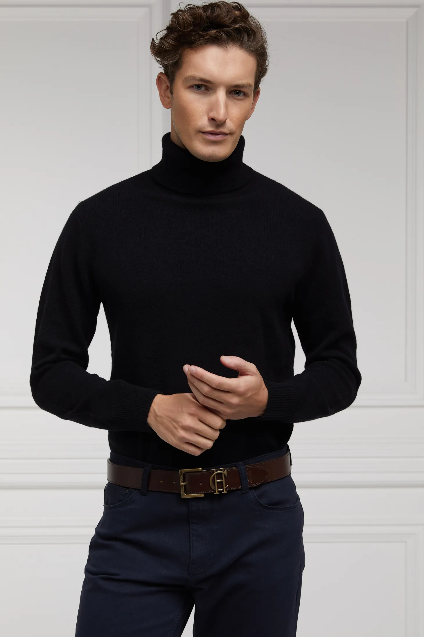 Holland Cooper Knitwear | Byron Roll Neck Knit