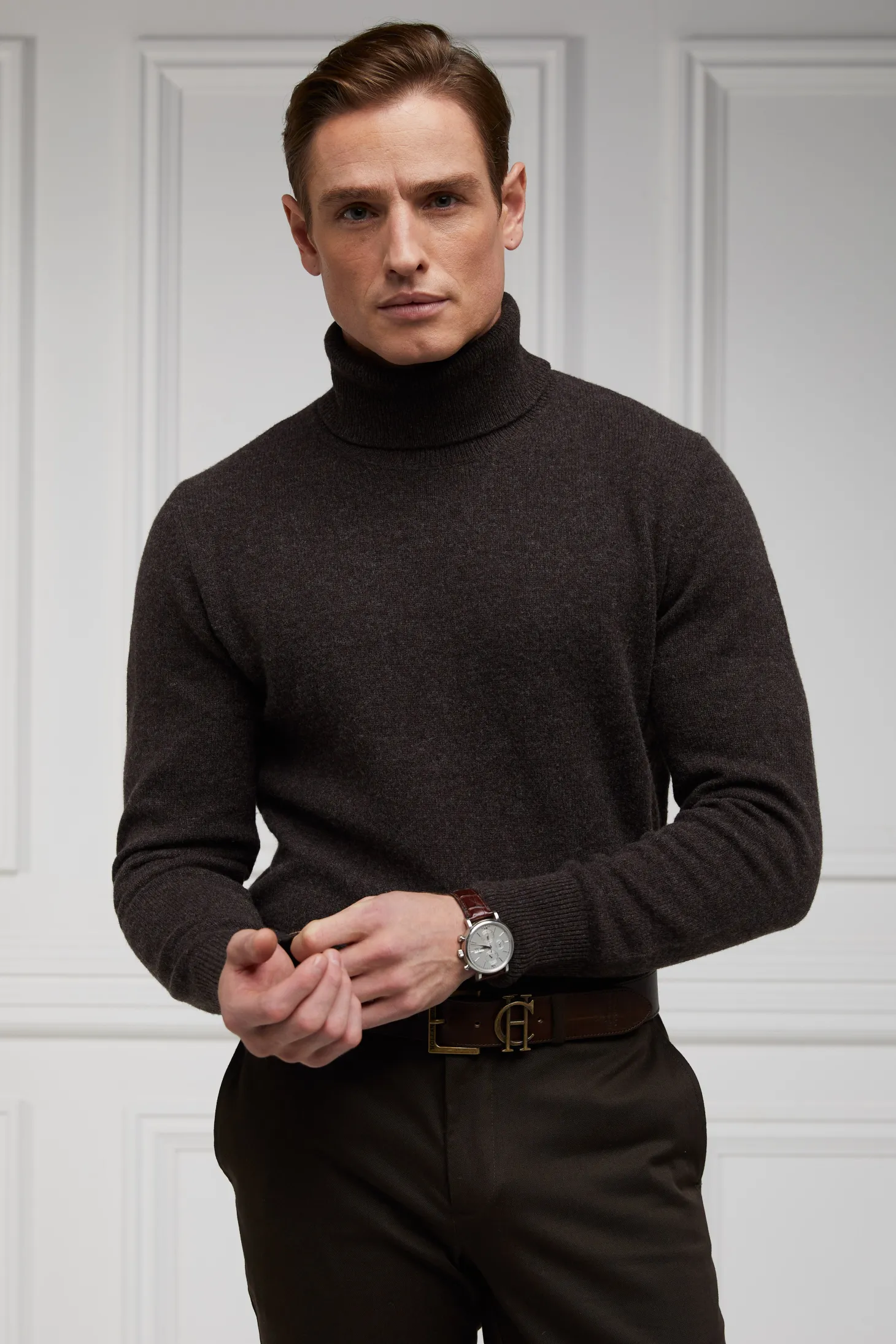 Holland Cooper Knitwear | Byron Roll Neck Knit