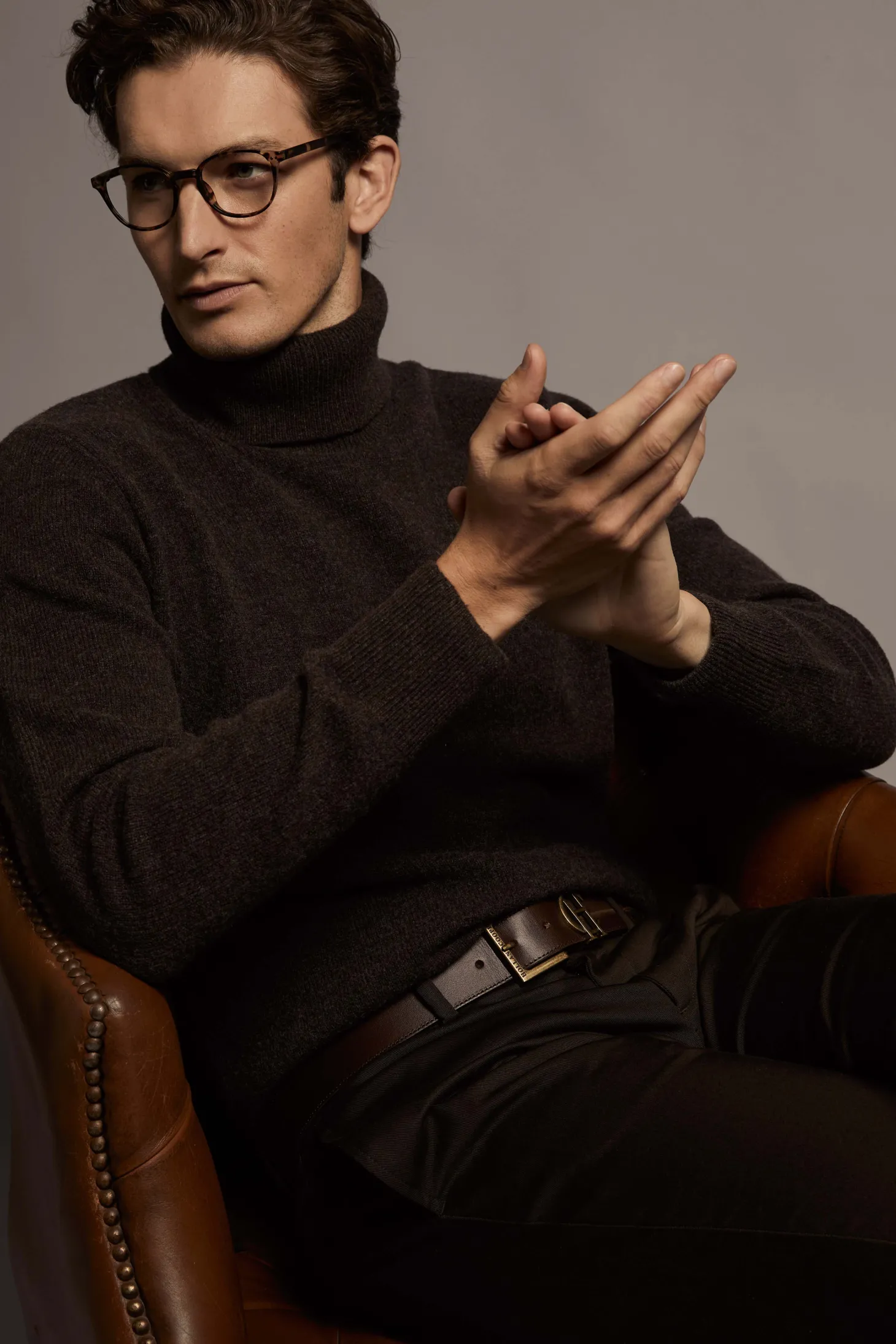 Holland Cooper Knitwear | Byron Roll Neck Knit