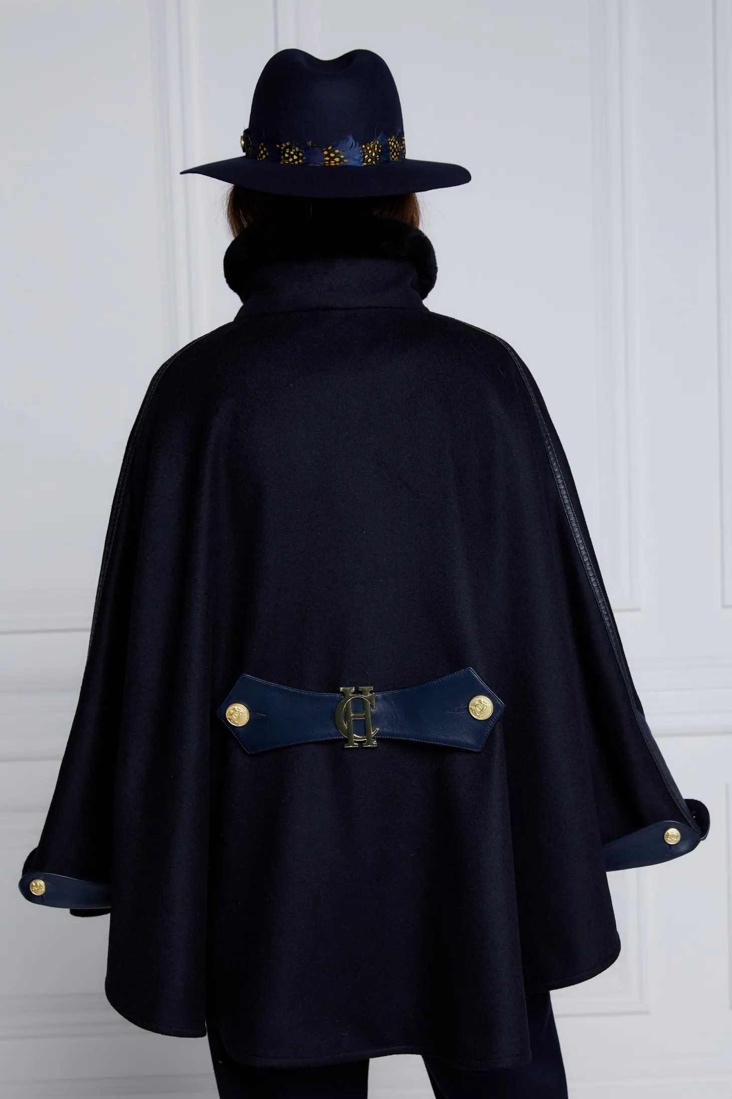 Women Holland Cooper Capes | Tailoring | Chiltern Cape (Soft Navy)