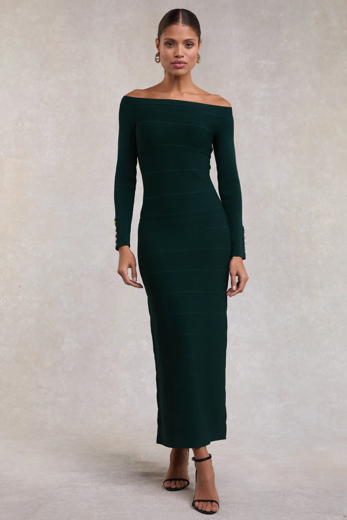 Women Holland Cooper Dresses | Christina Bandage Dress (Deep Emerald)