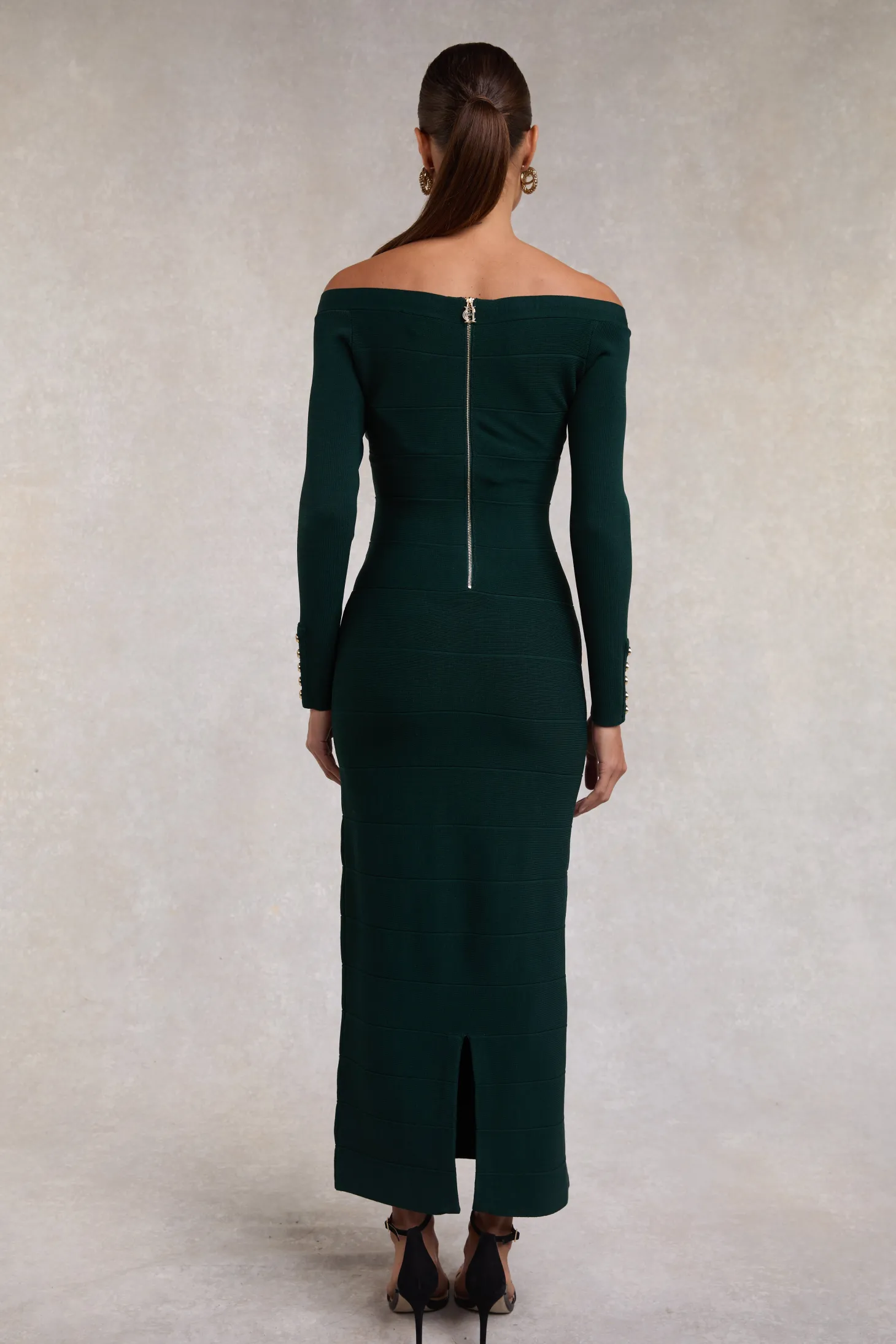 Women Holland Cooper Dresses | Christina Bandage Dress (Deep Emerald)