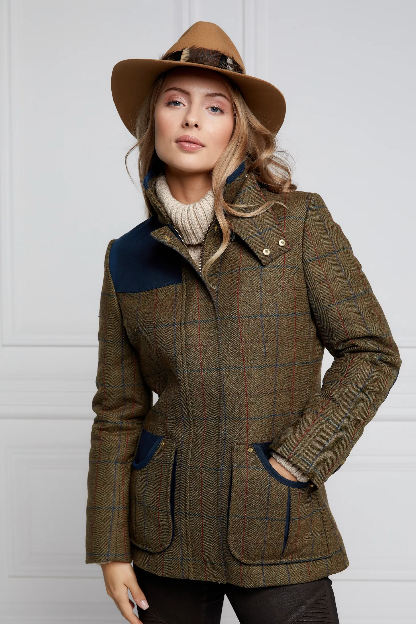 Women Holland Cooper Jackets | Tailoring | Country Classic Jacket (Glen Green)