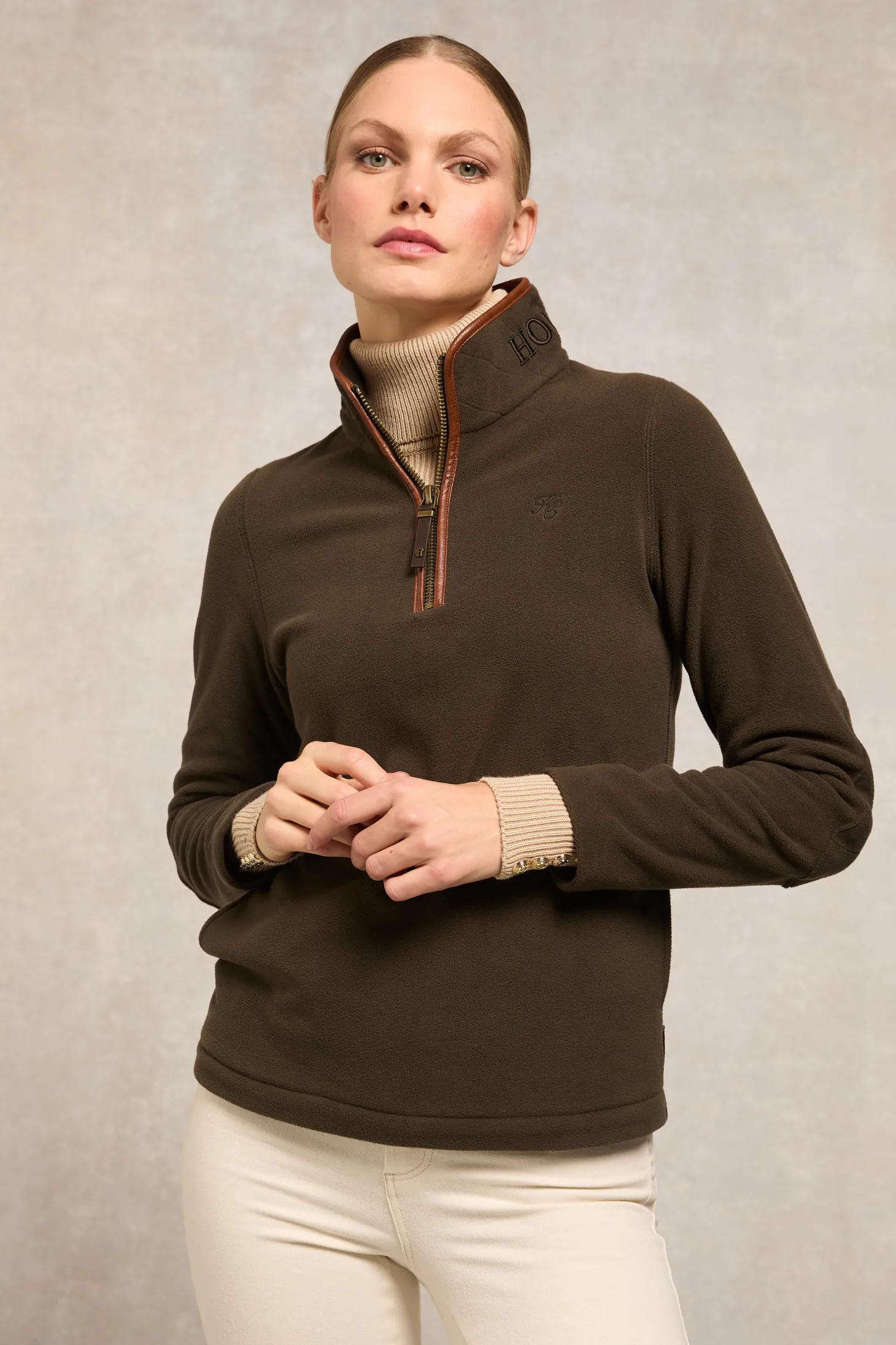 Women Holland Cooper Fleeces | Fleeces | Country Fleece Quarter Zip