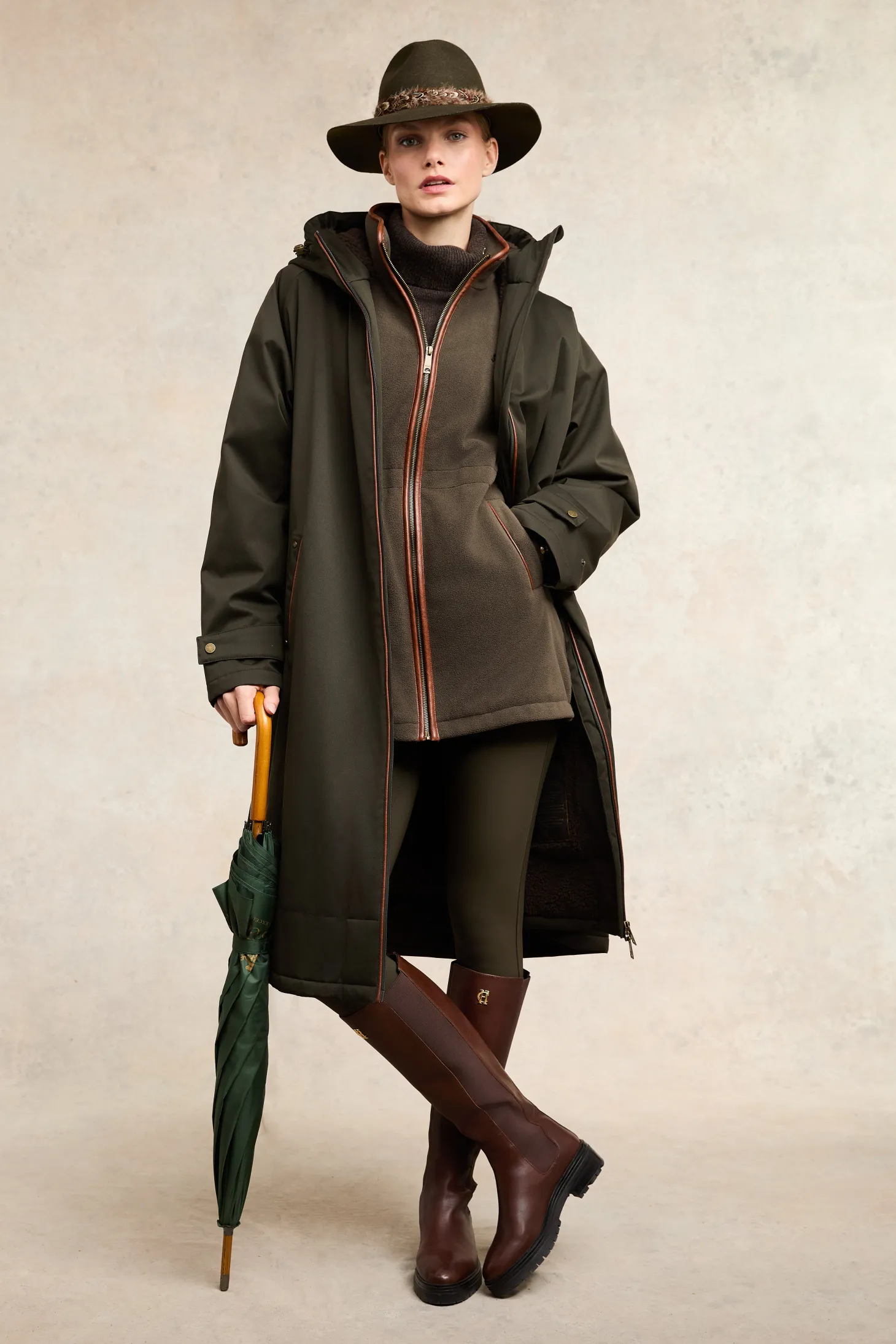 Women Holland Cooper Jackets | Fleeces | Country Longline Fleece