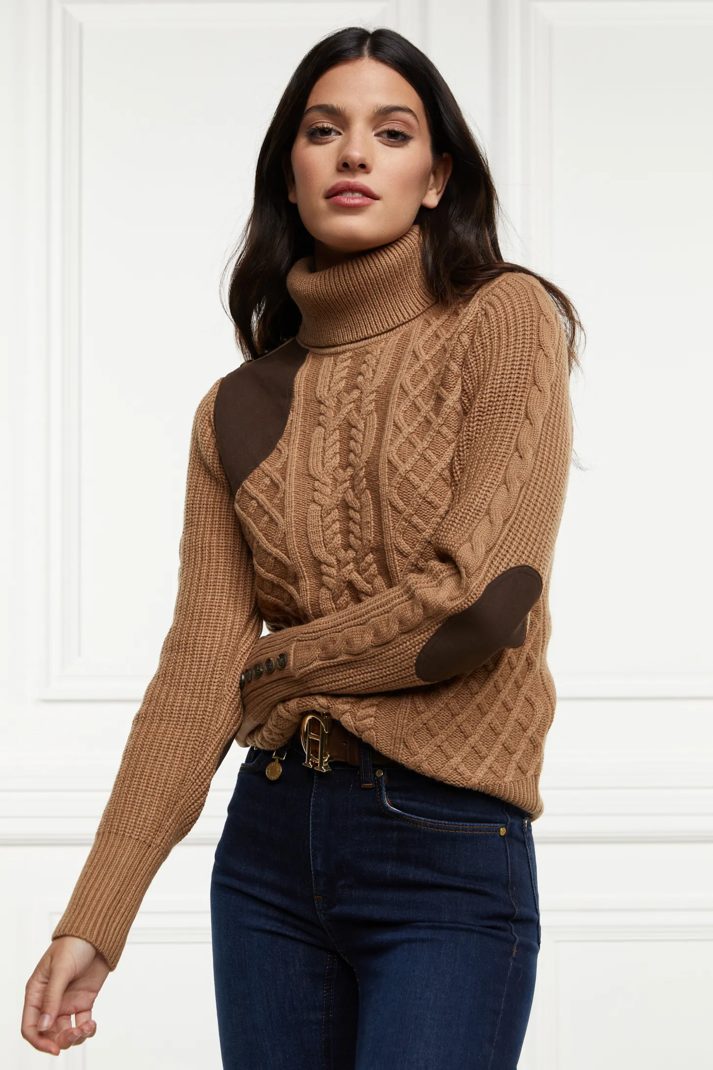 Women Holland Cooper Knitwear | Country Roll Neck Knit