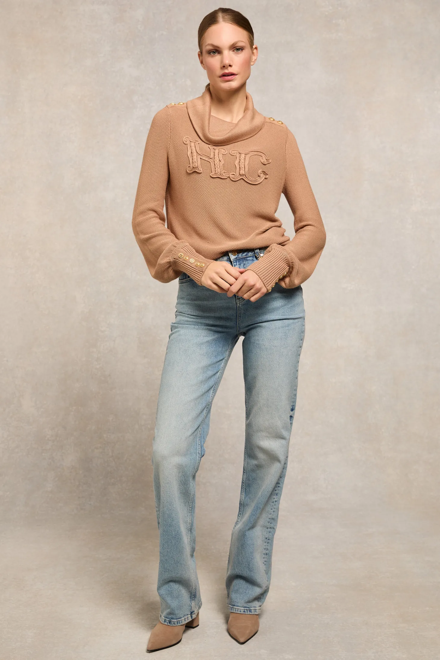 Women Holland Cooper Knitwear | Daisy Roll Neck Knit