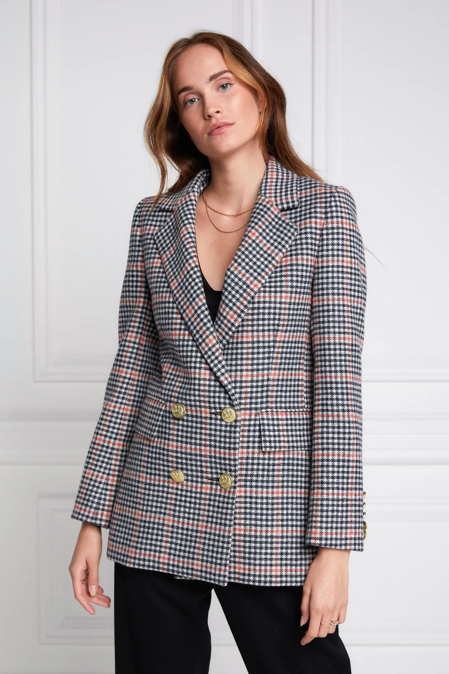 Women Holland Cooper Blazers | Tailoring | Double Breasted Blazer (Oyster Catcher)