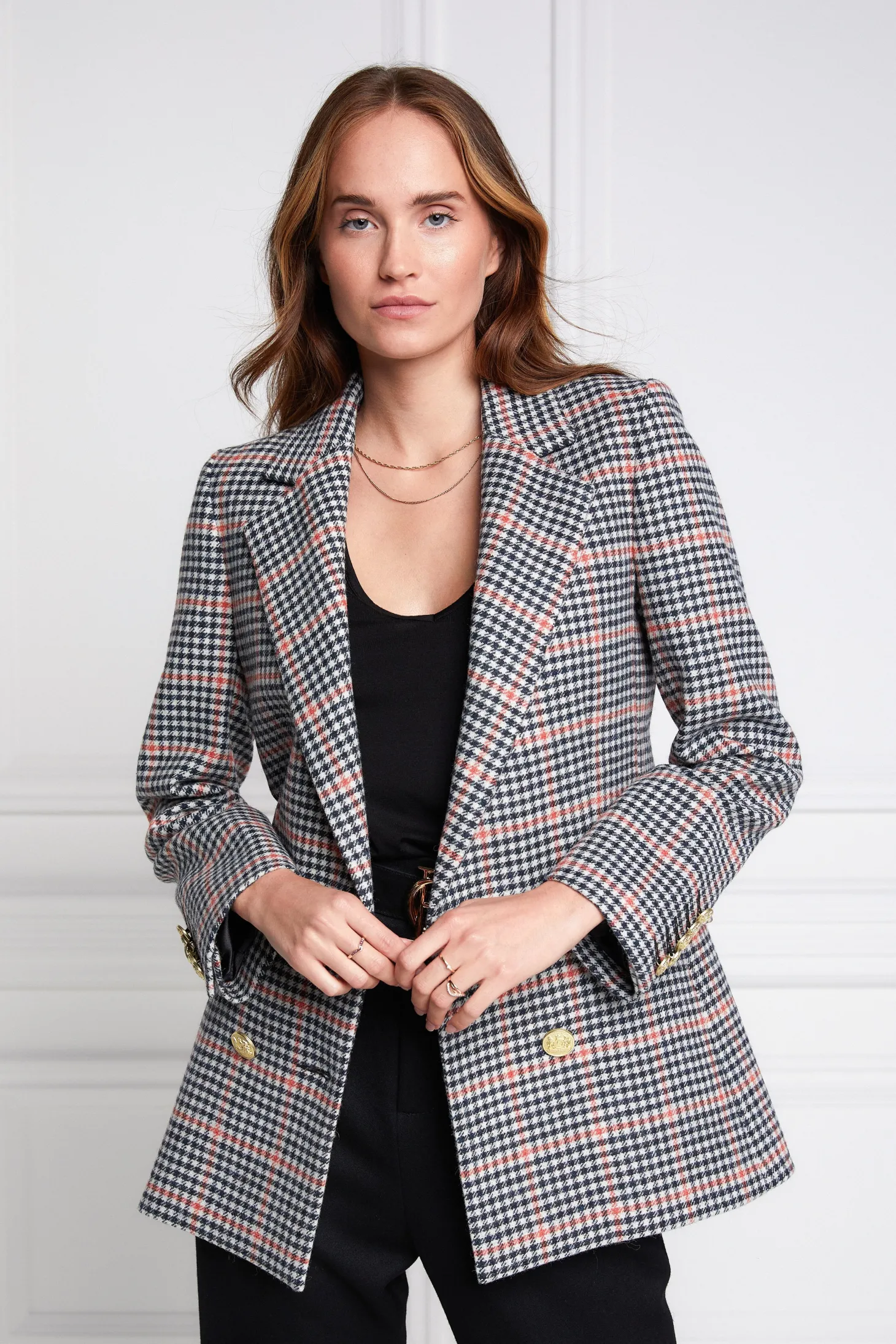 Women Holland Cooper Blazers | Tailoring | Double Breasted Blazer (Oyster Catcher)