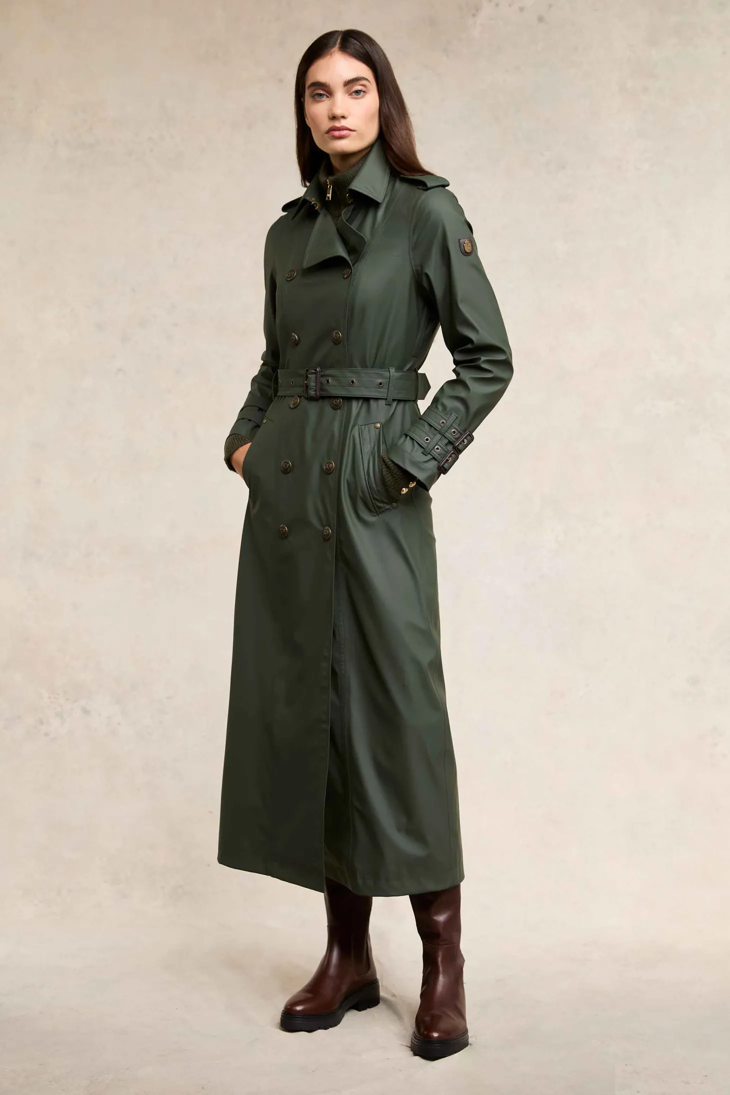 Women Holland Cooper Trench Coats | Coats | Full Length Kendal Waterproof Trench Coat