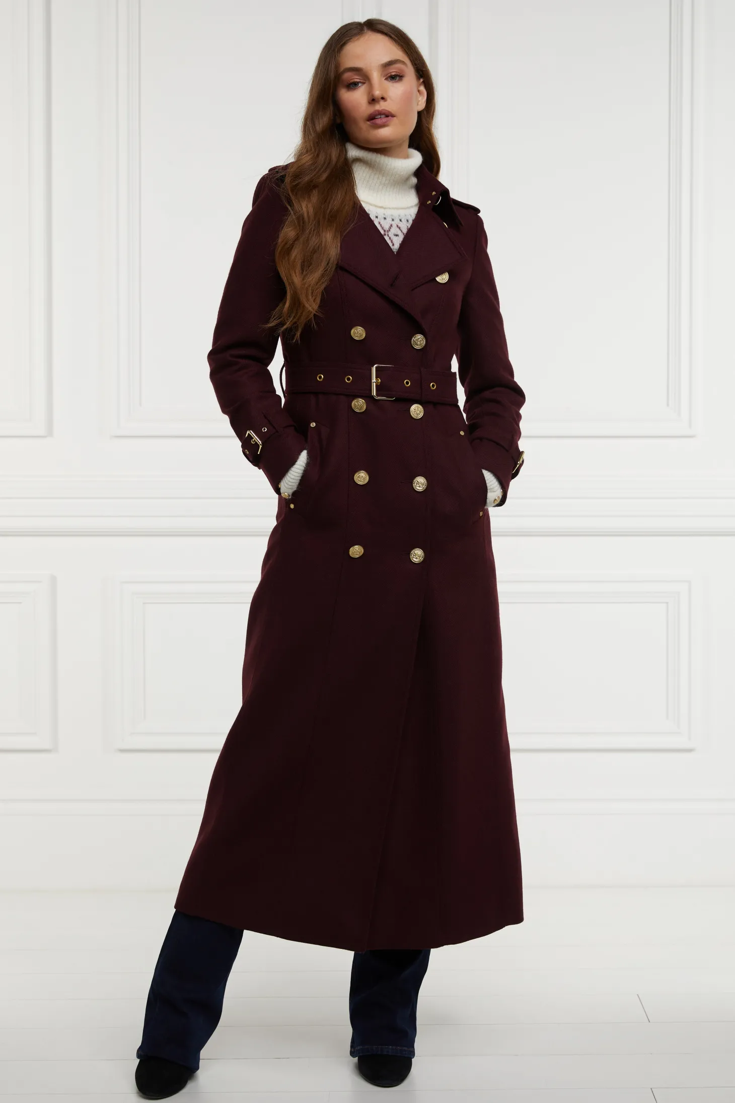 Women Holland Cooper Trench Coats | Coats | Full Length Marlborough Trench Coat