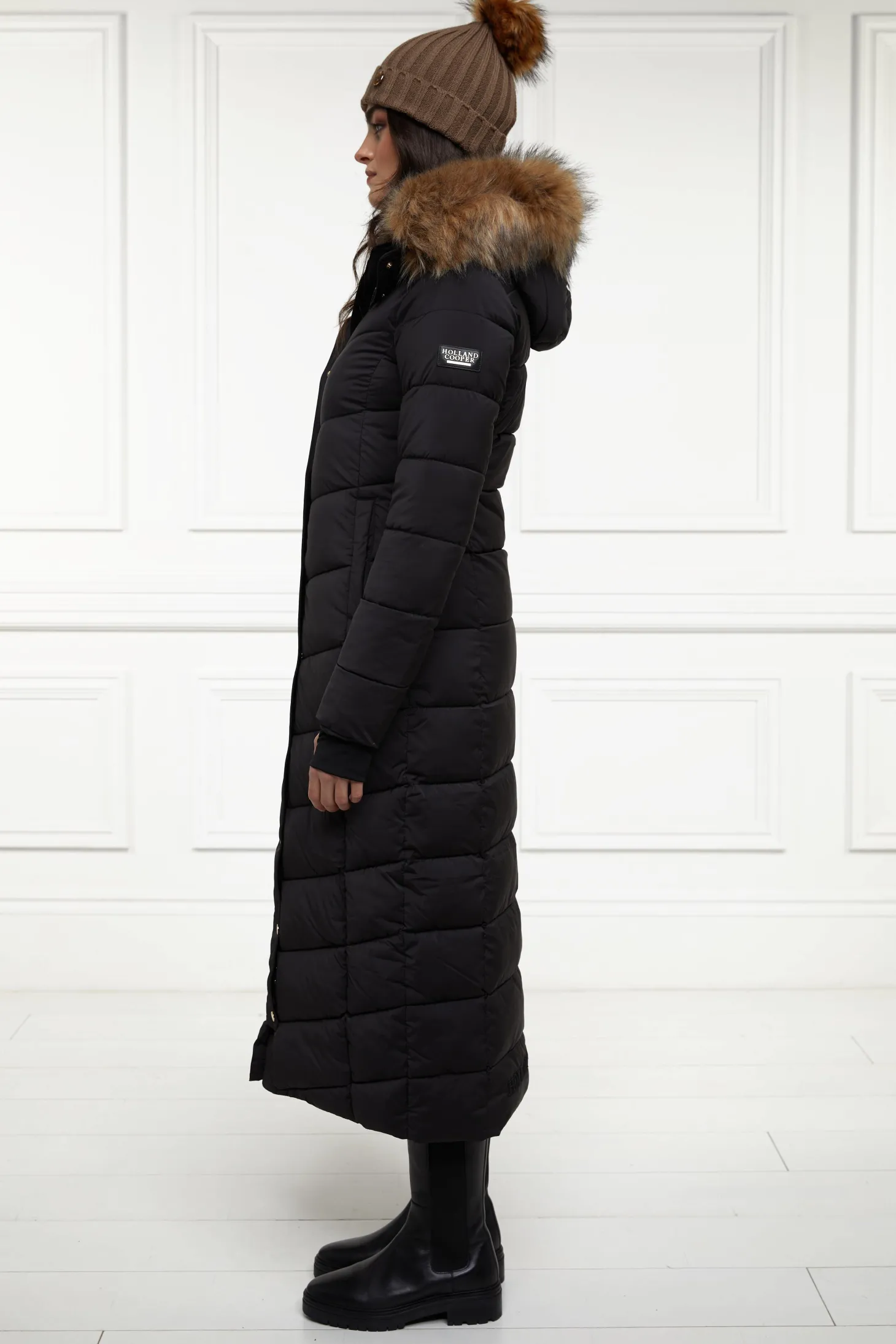 Women Holland Cooper Coats | Glacier Full Length Puffer