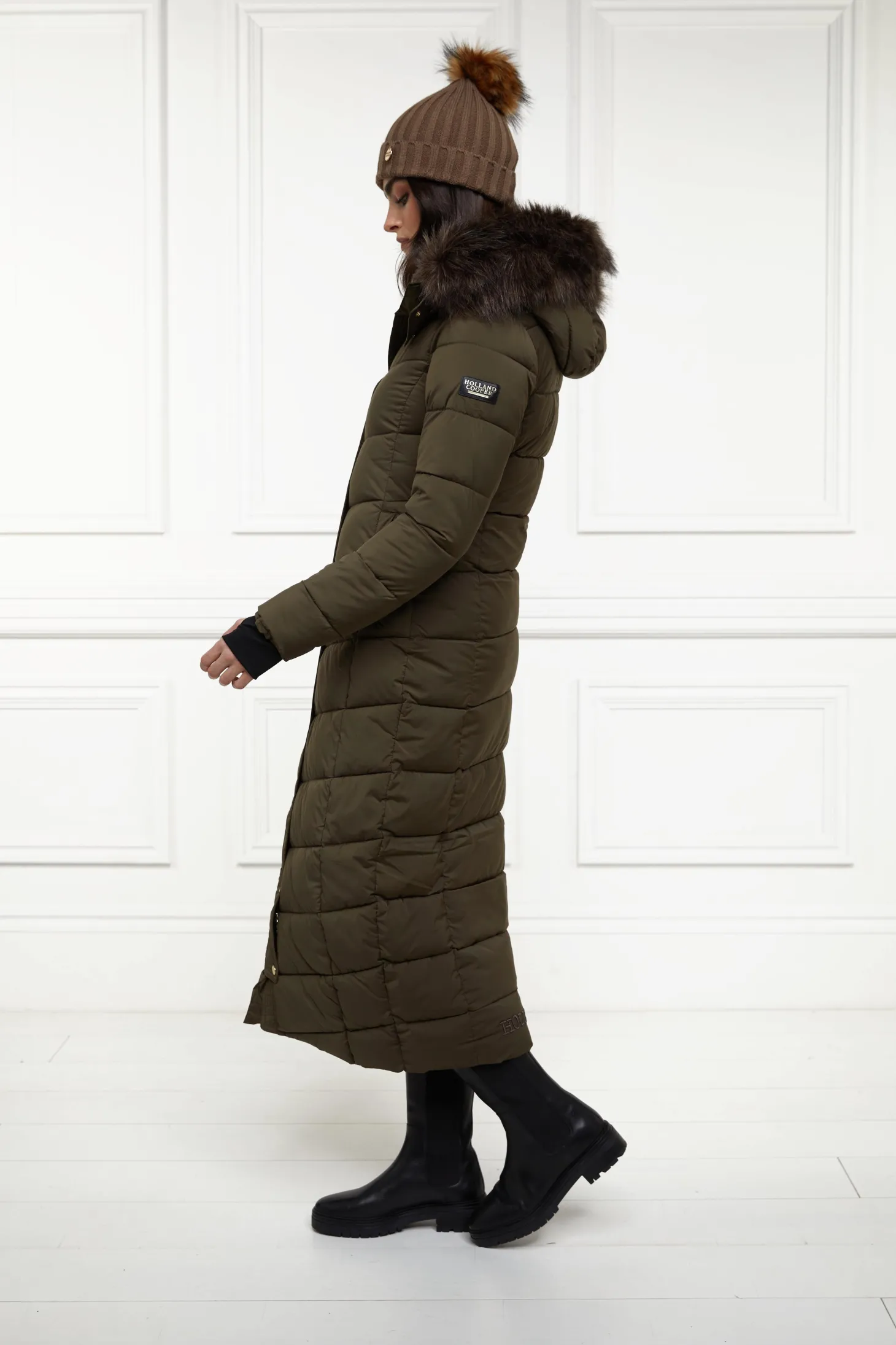 Women Holland Cooper Coats | Glacier Full Length Puffer