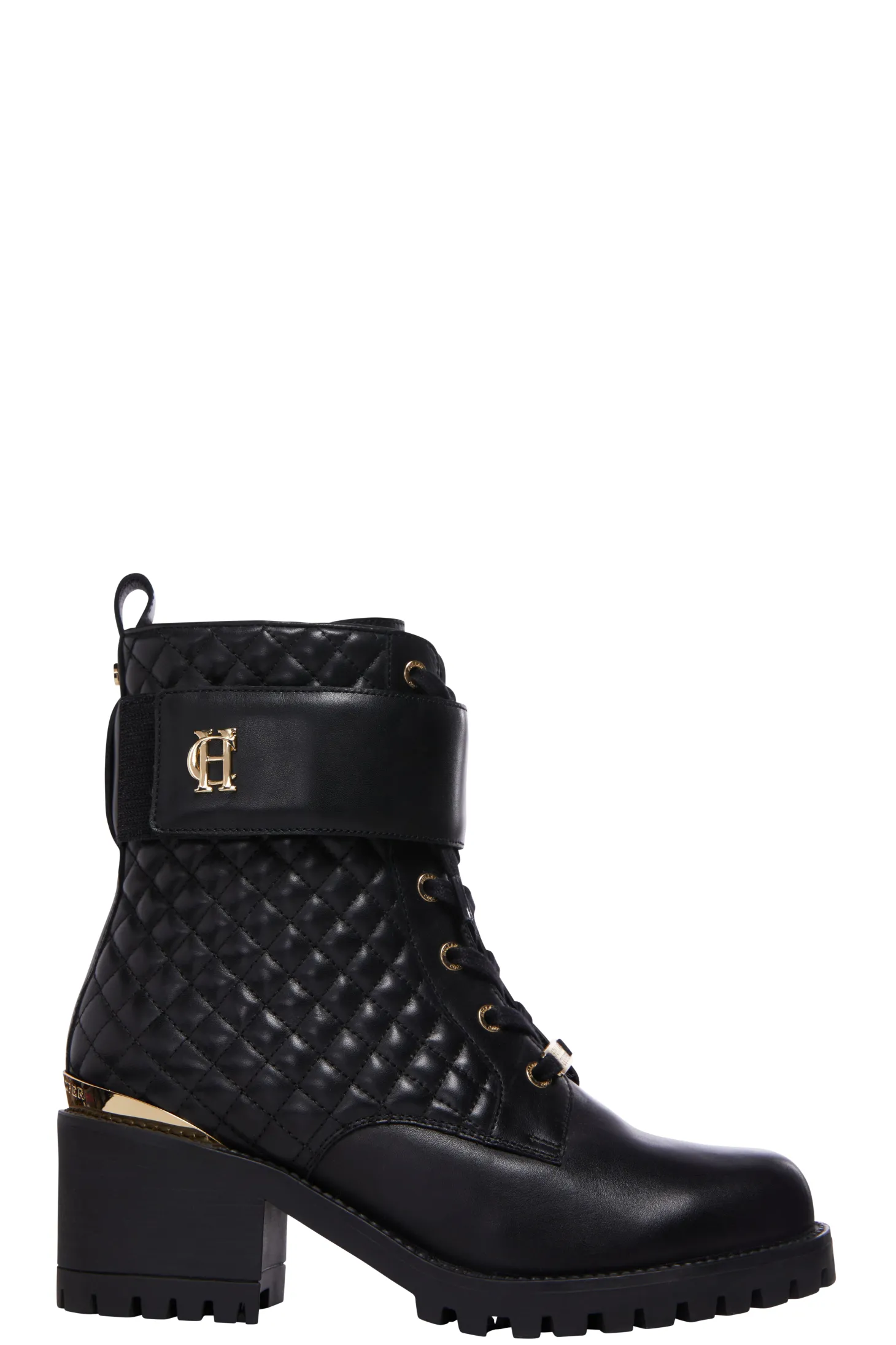 Women Holland Cooper Boots | Heeled Biker Boot