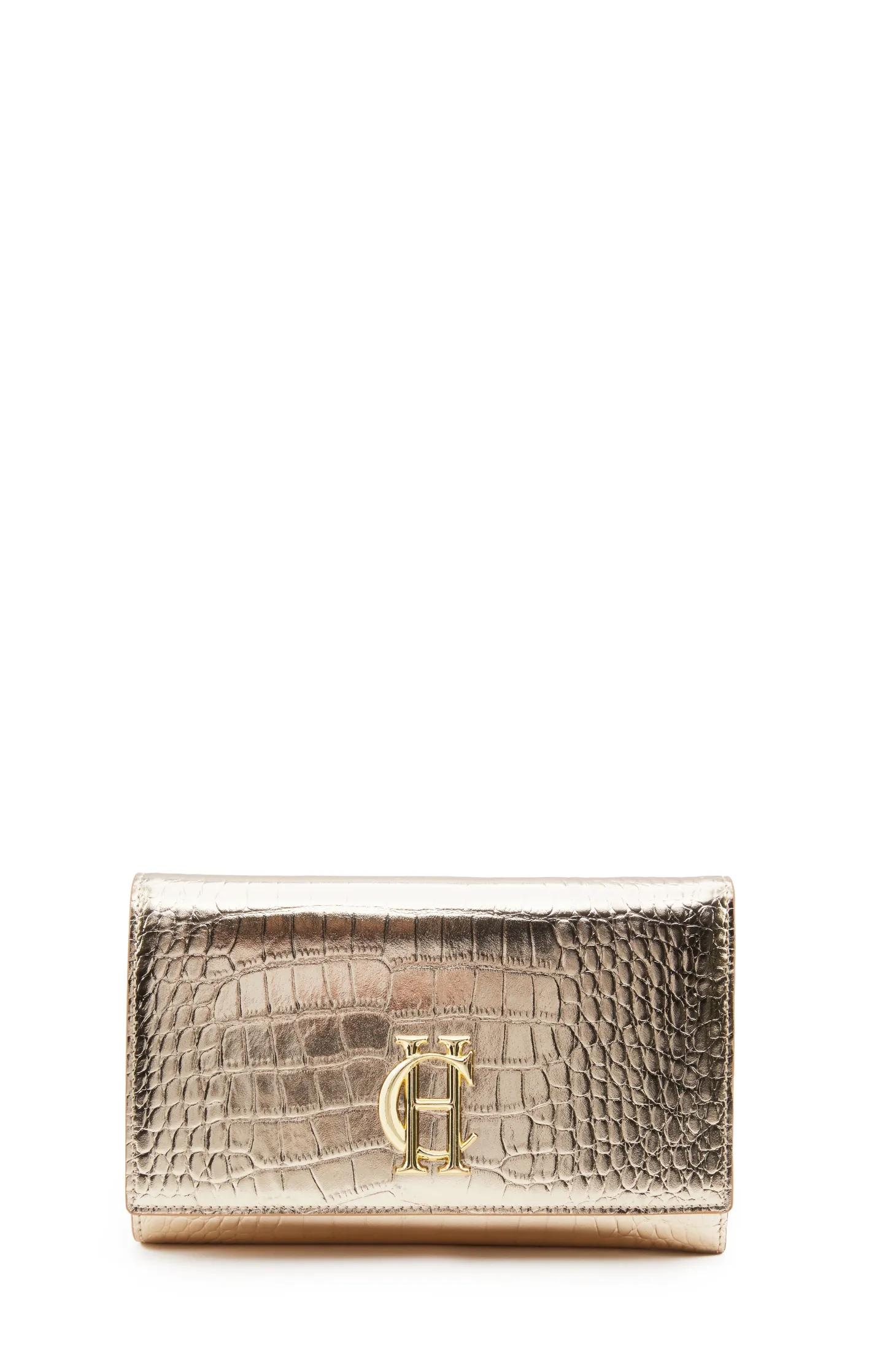 Women Holland Cooper Clutch Bags | Bags | Highbury Clutch Bag (Gold Croc)