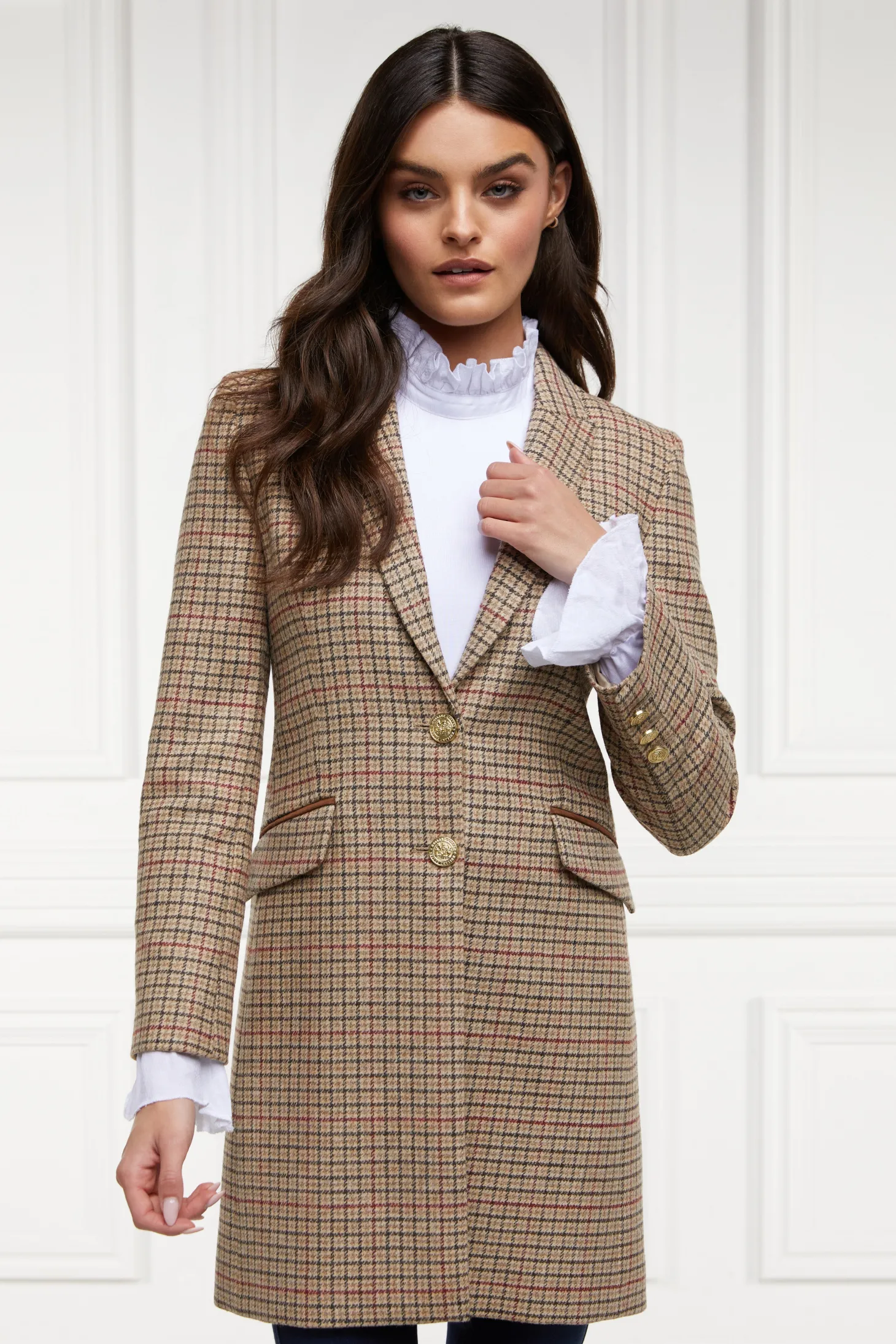 Women Holland Cooper Coats | Tailoring | Highgrove Coat (Charlton Tweed)