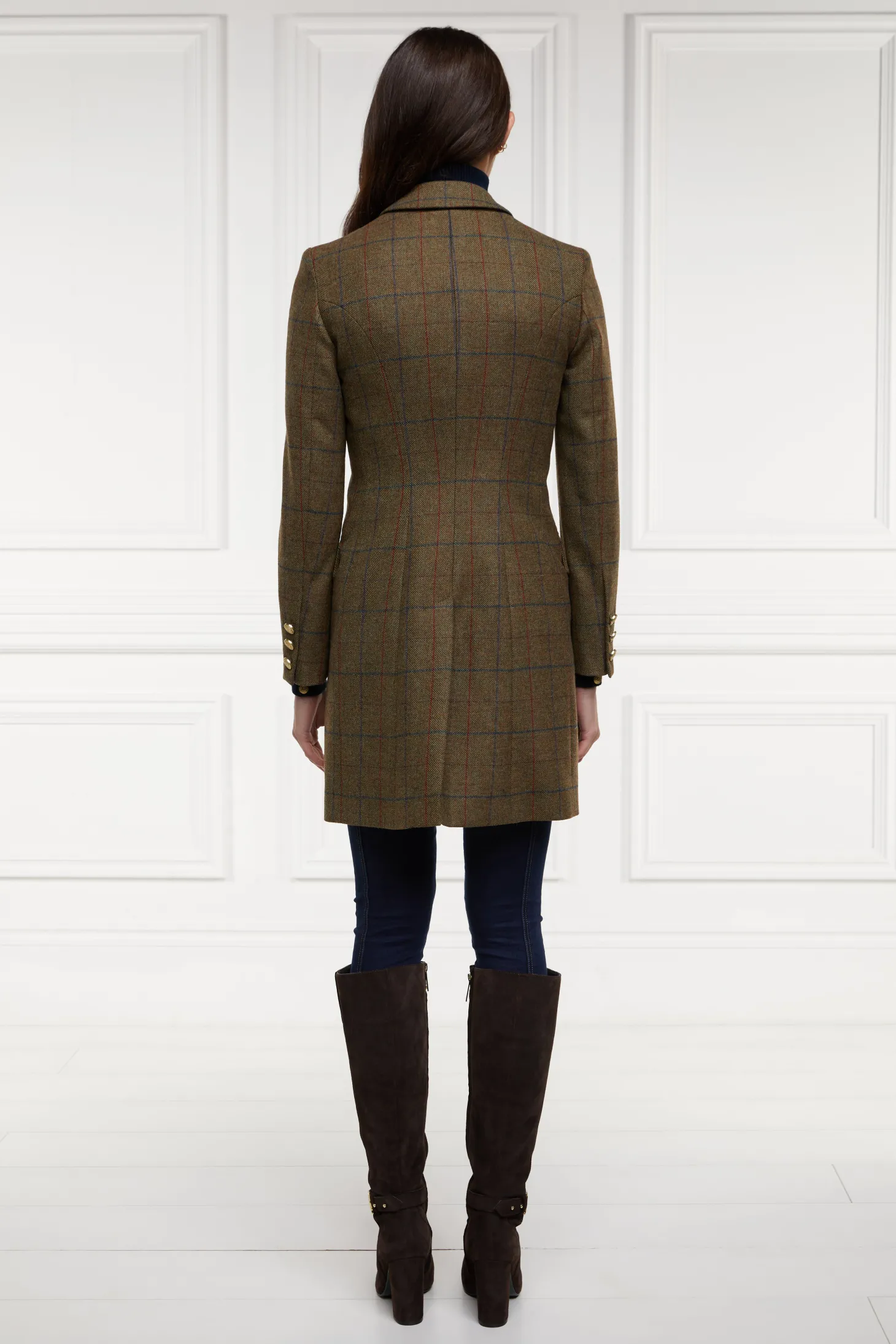 Women Holland Cooper Coats | Tailoring | Highgrove Coat (Glen Green)