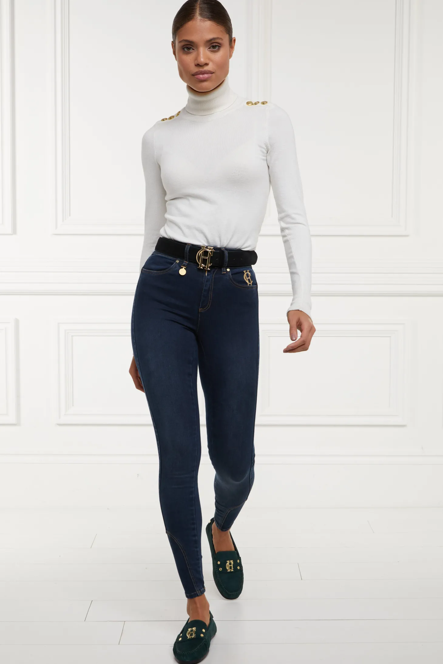 Women Holland Cooper Jeans | Jodhpur Jean (Deep Indigo)