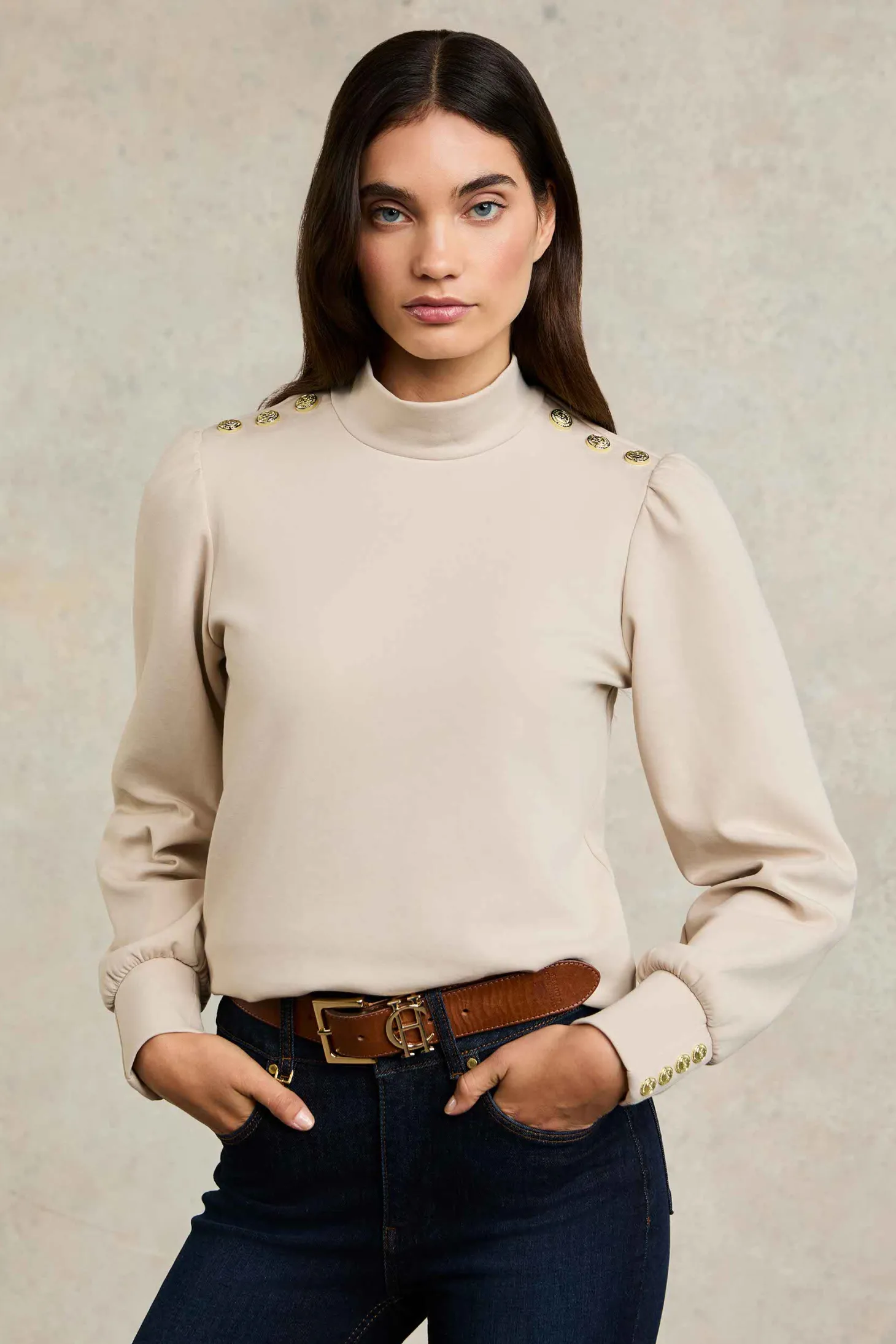 Women Holland Cooper Tops | Kelso High Neck