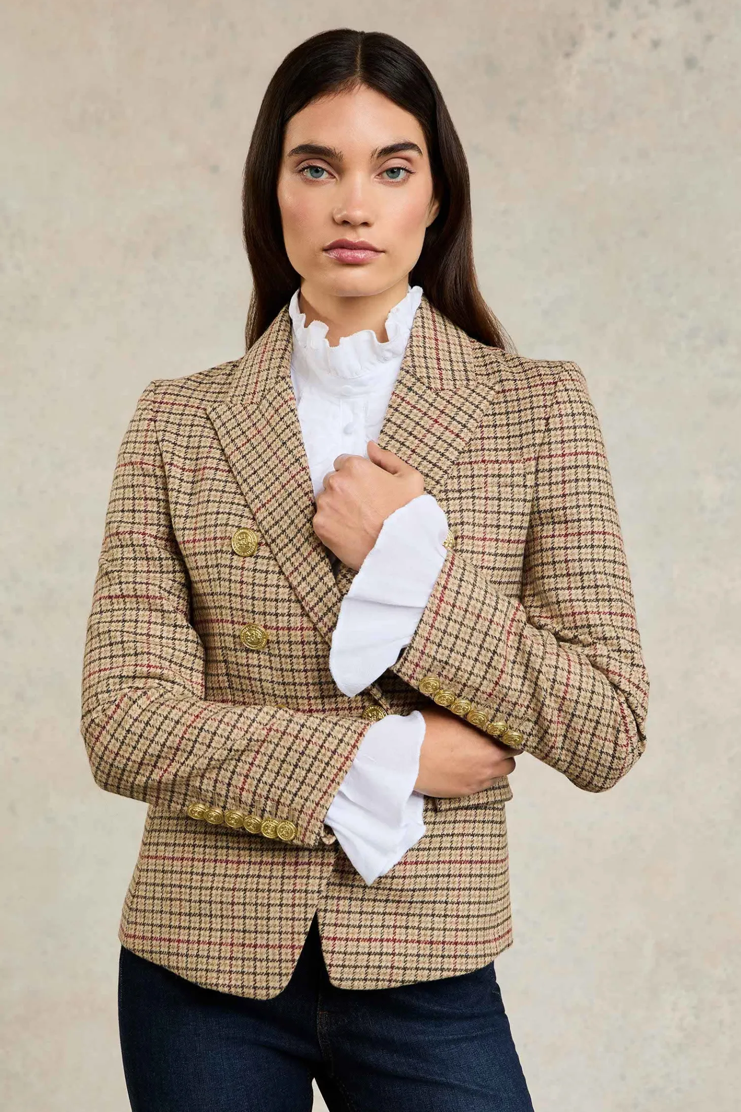 Women Holland Cooper Blazers | Tailoring | Knightsbridge Blazer (Charlton Tweed)