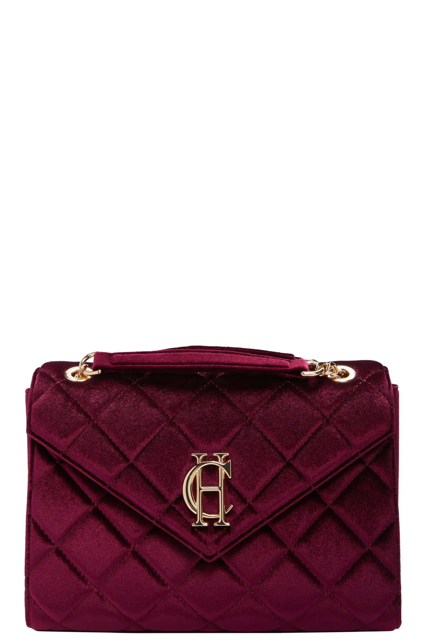 Women Holland Cooper Shoulder Bags | Bags | Knightsbridge Shoulder Bag (Merlot Velvet)