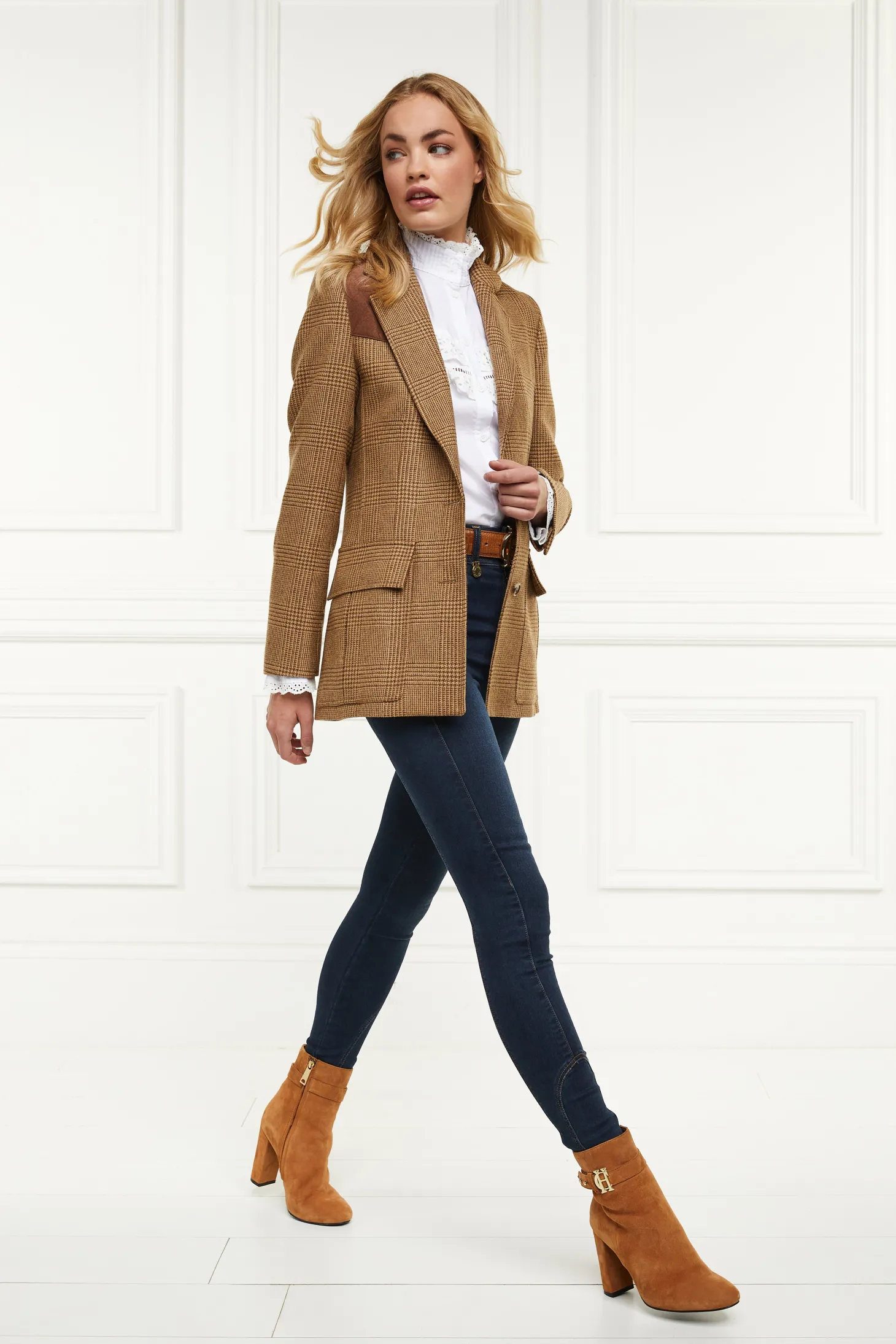 Women Holland Cooper Boots | Mayfair Suede Ankle Boot