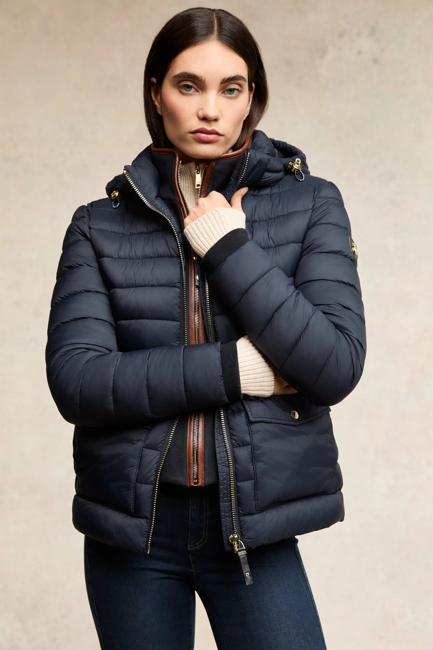 Women Holland Cooper Jackets | Jackets | Pearson Hybrid Jacket (Ink Navy)