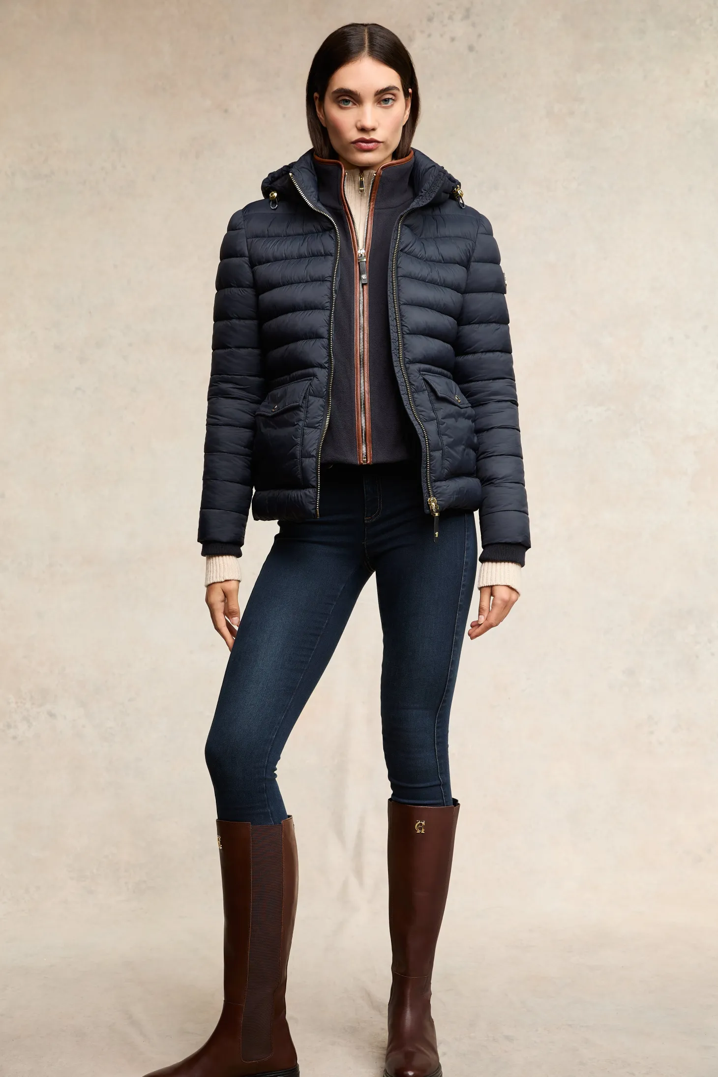 Women Holland Cooper Jackets | Jackets | Pearson Hybrid Jacket (Ink Navy)