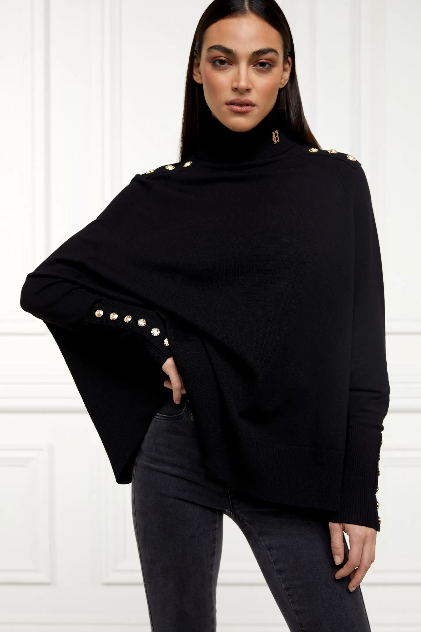 Women Holland Cooper Capes | Knitwear | Queensbury Cape Knit