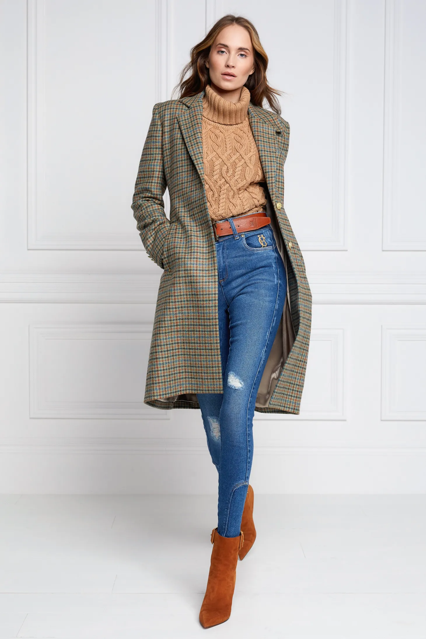 Women Holland Cooper Coats | Tailoring | Regency Coat (Bredon Tweed)