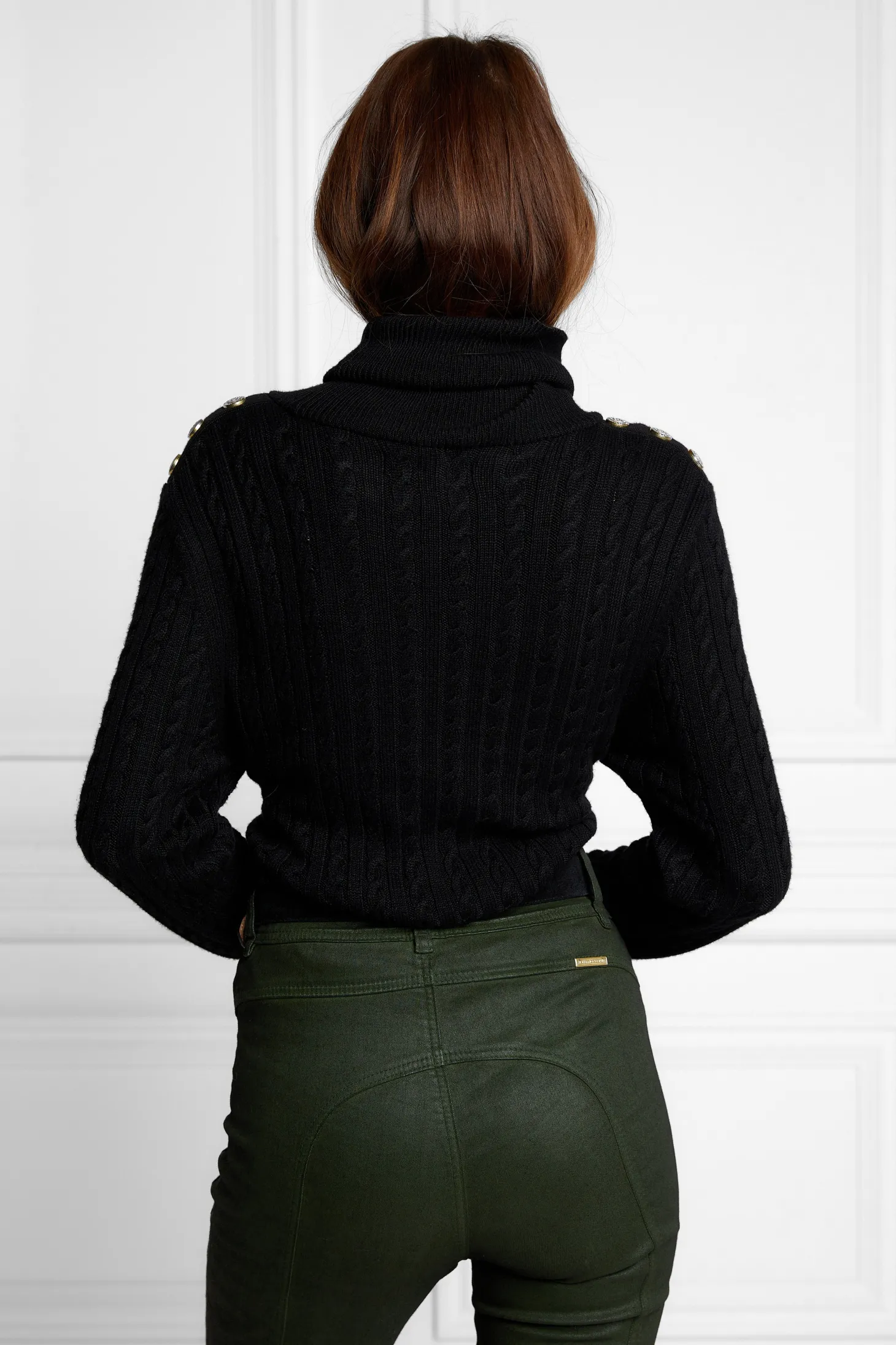 Women Holland Cooper Knitwear | Seattle Roll Neck Cable Knit