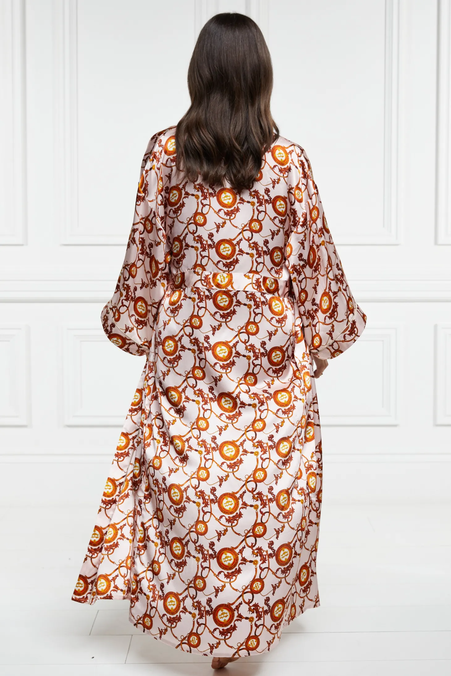 Women Holland Cooper Sleepwear | Silk Full Length Dressing Gown