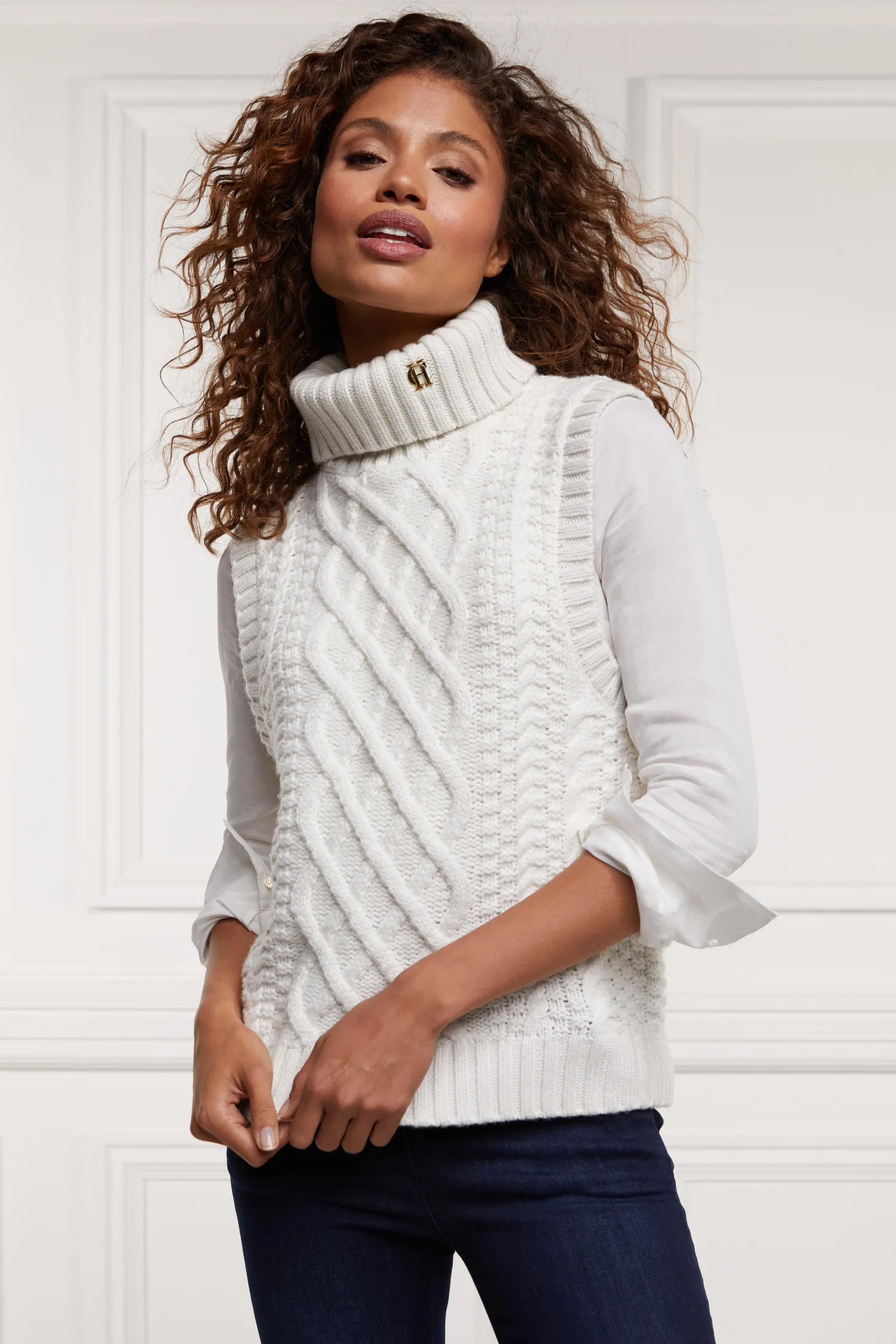 Women Holland Cooper Knitwear | Sleeveless Knit