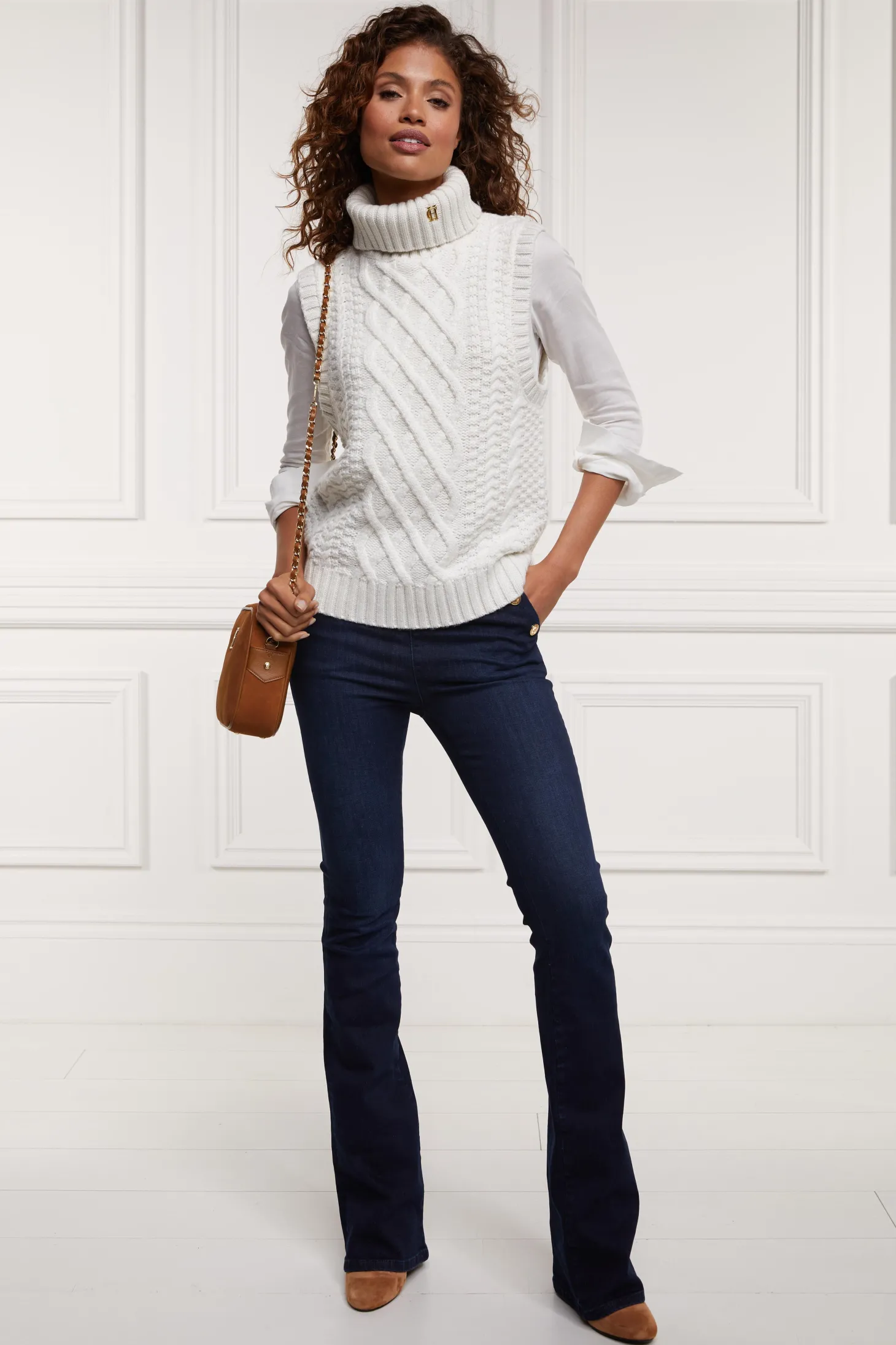 Women Holland Cooper Knitwear | Sleeveless Knit