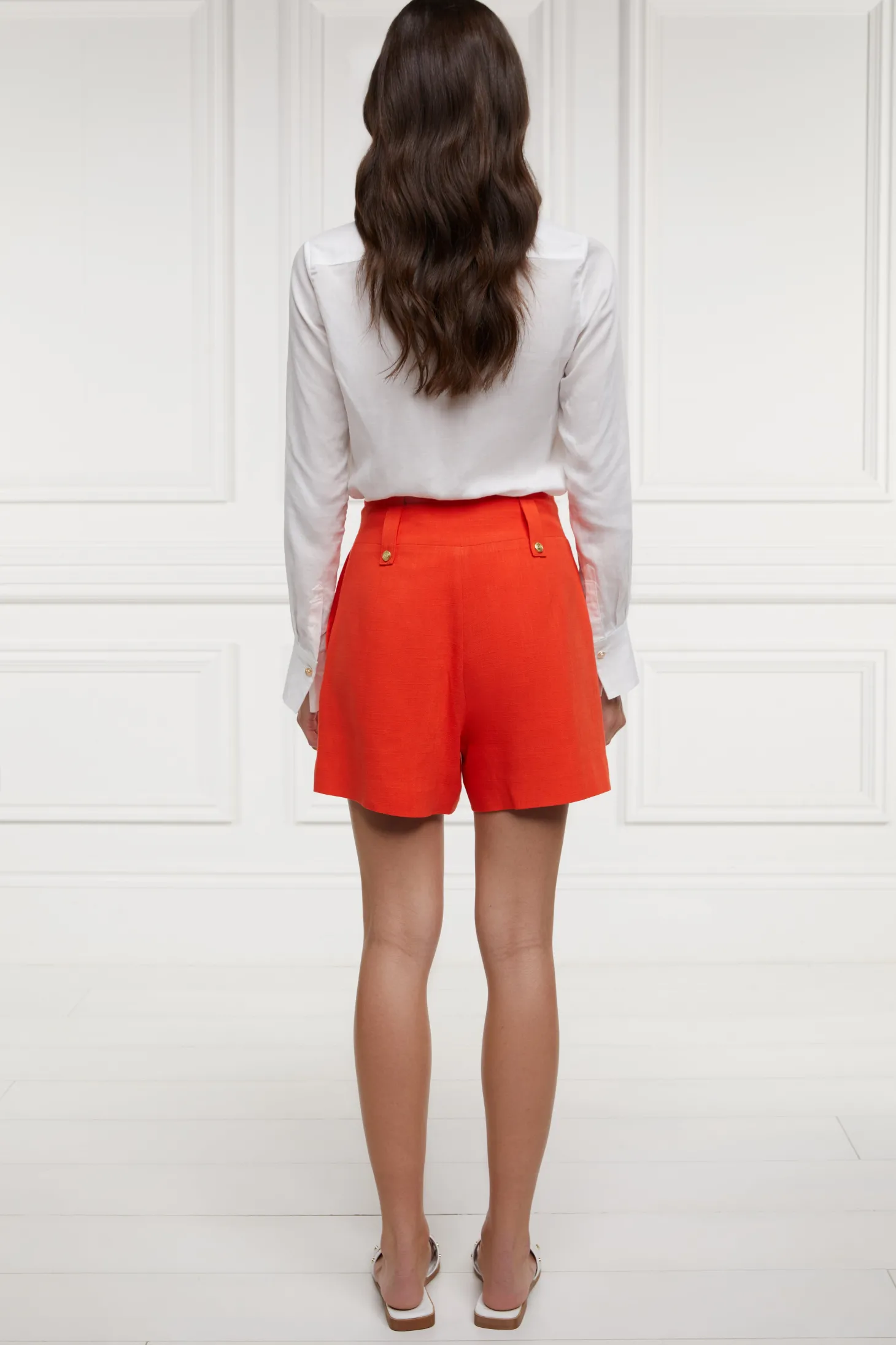 Women Holland Cooper Shorts | Tailoring | Tailored Short (Neroli Linen)