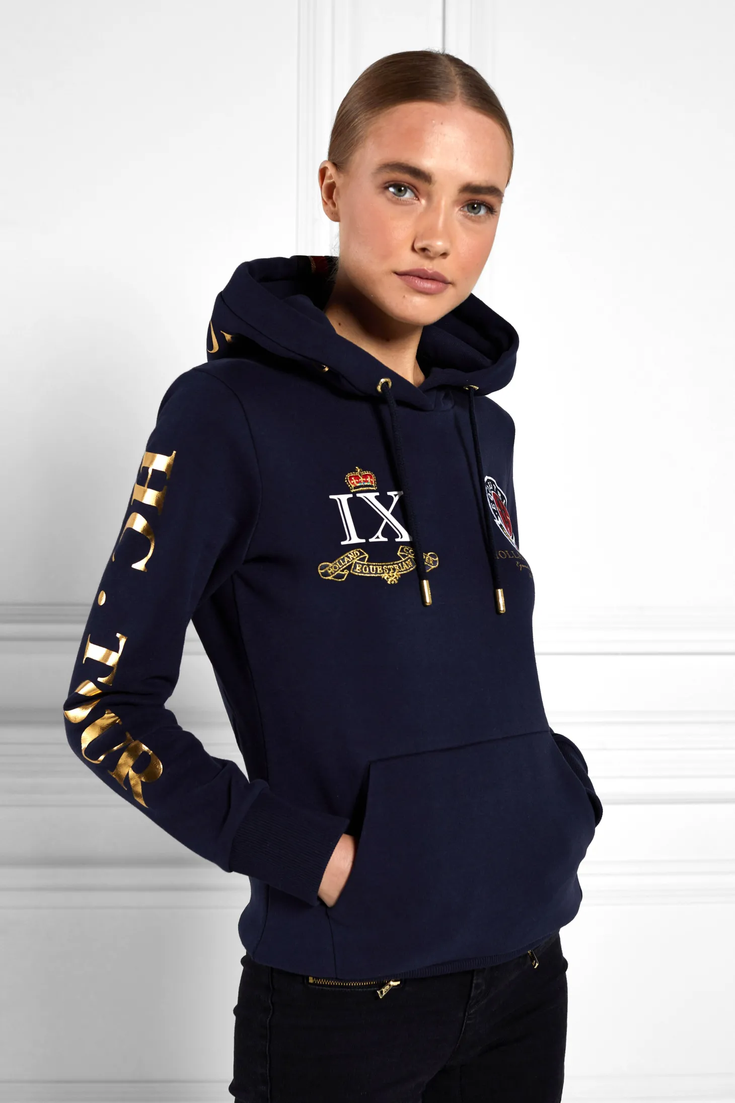 Women Holland Cooper Hoodies & Sweatshirts | Hoodies | Team Hoodie Pull On (Ink Navy)