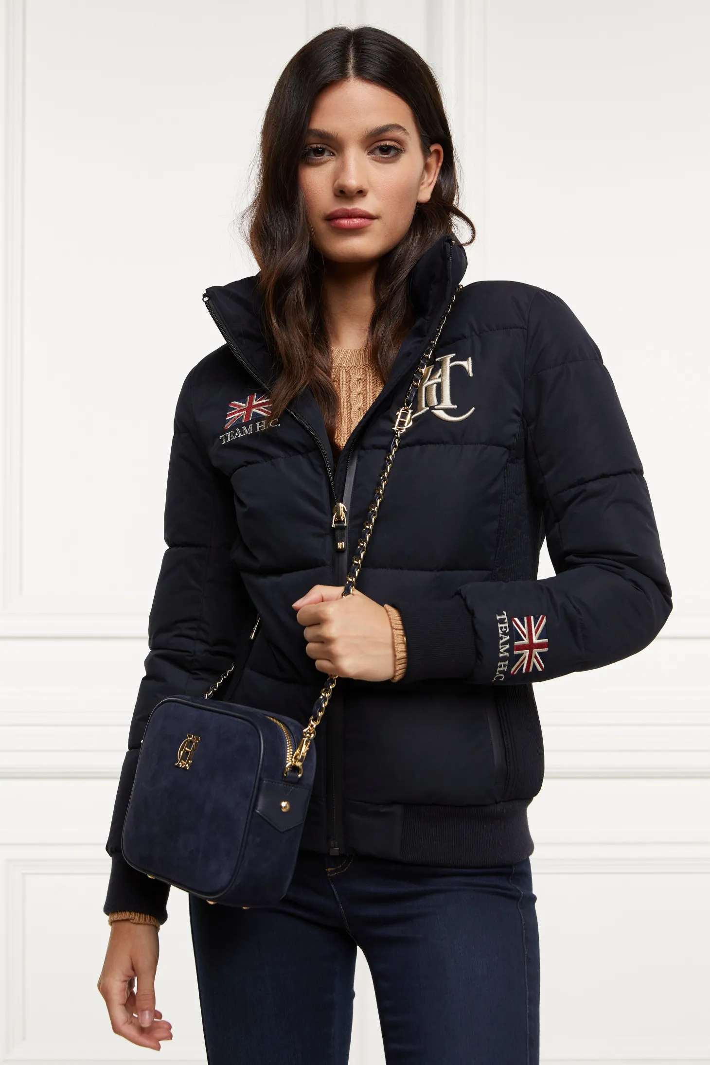 Women Holland Cooper Jackets | Jackets | Team Padded Jacket (Ink Navy)