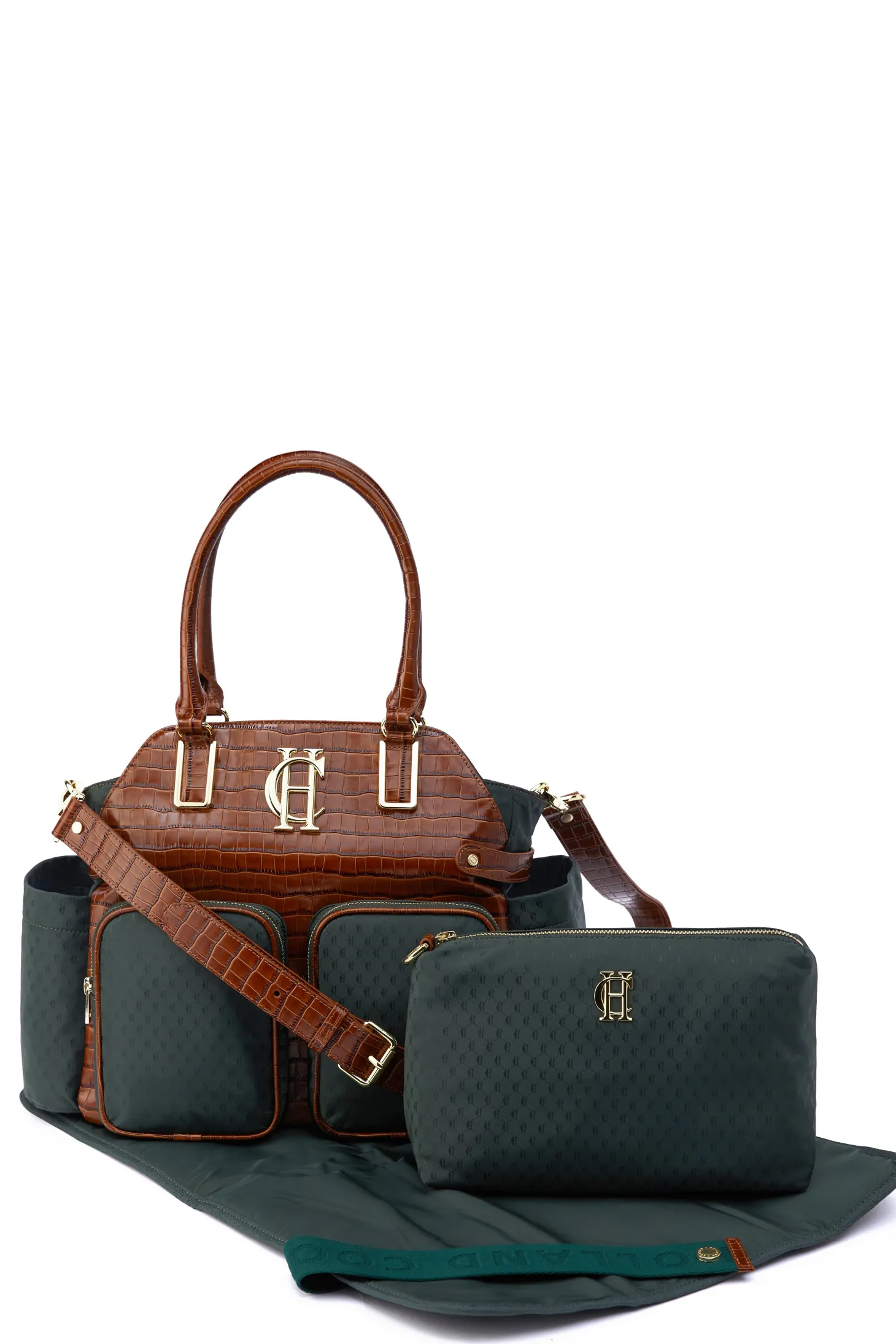 Women Holland Cooper Baby Changing Bags | Bags | Thames Changing Bag (Racing Green)