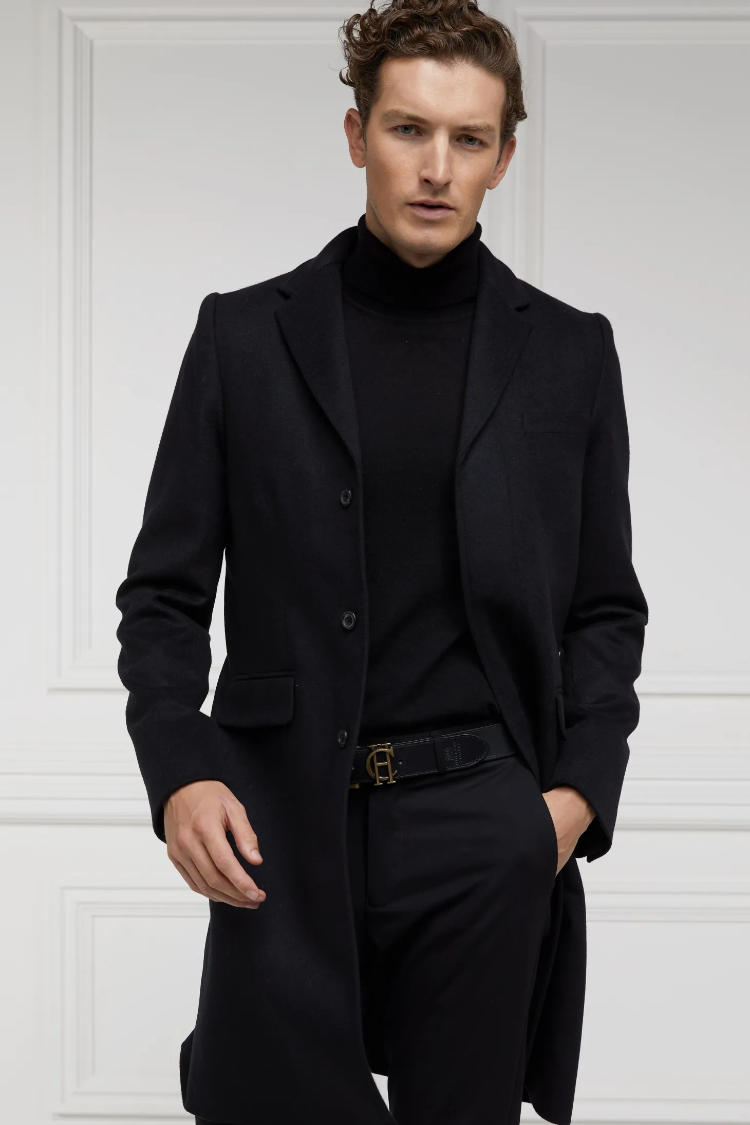 Holland Cooper Coats | The Cheltenham Coat (Soft Black)