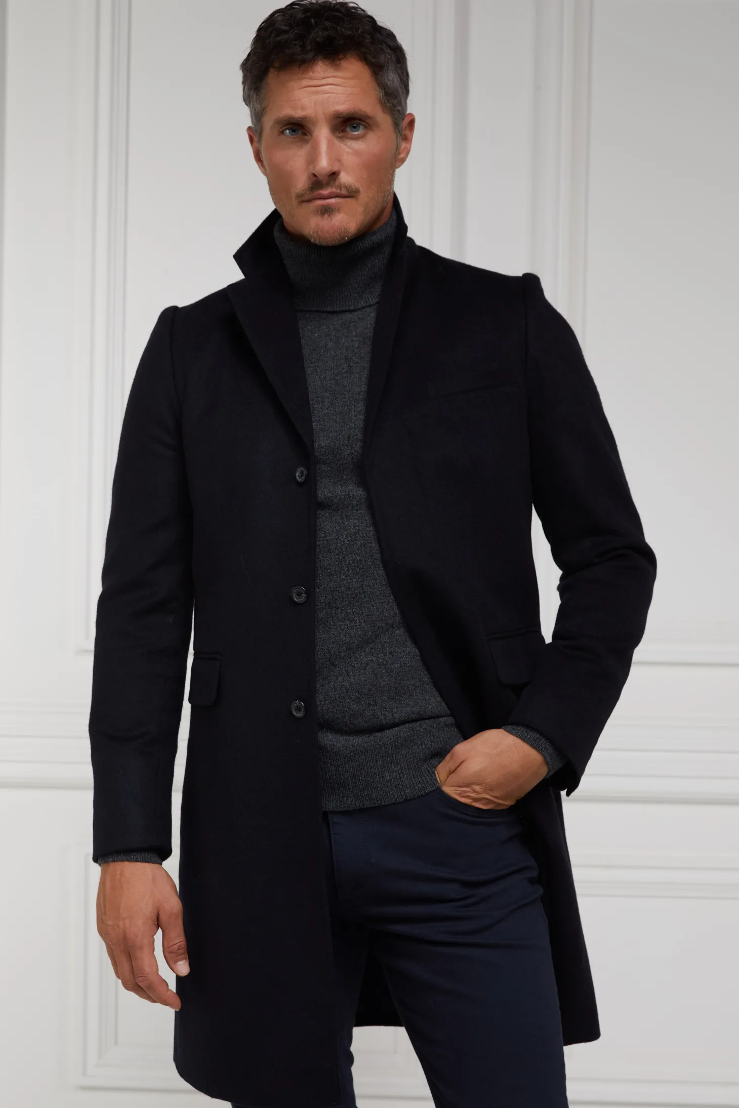 Holland Cooper Coats | The Cheltenham Coat (Soft Navy)