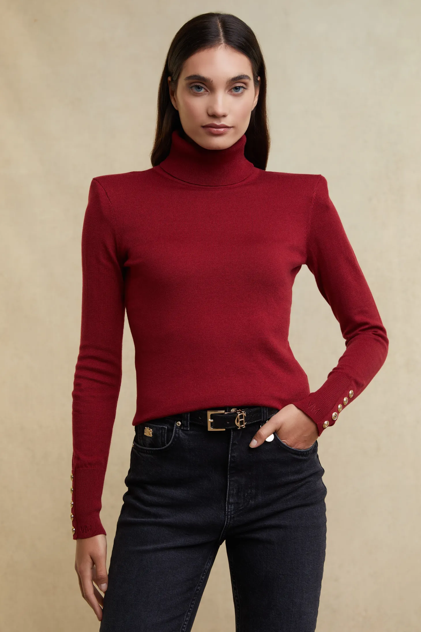 Women Holland Cooper Knitwear | Victoria Cashmere Roll Neck