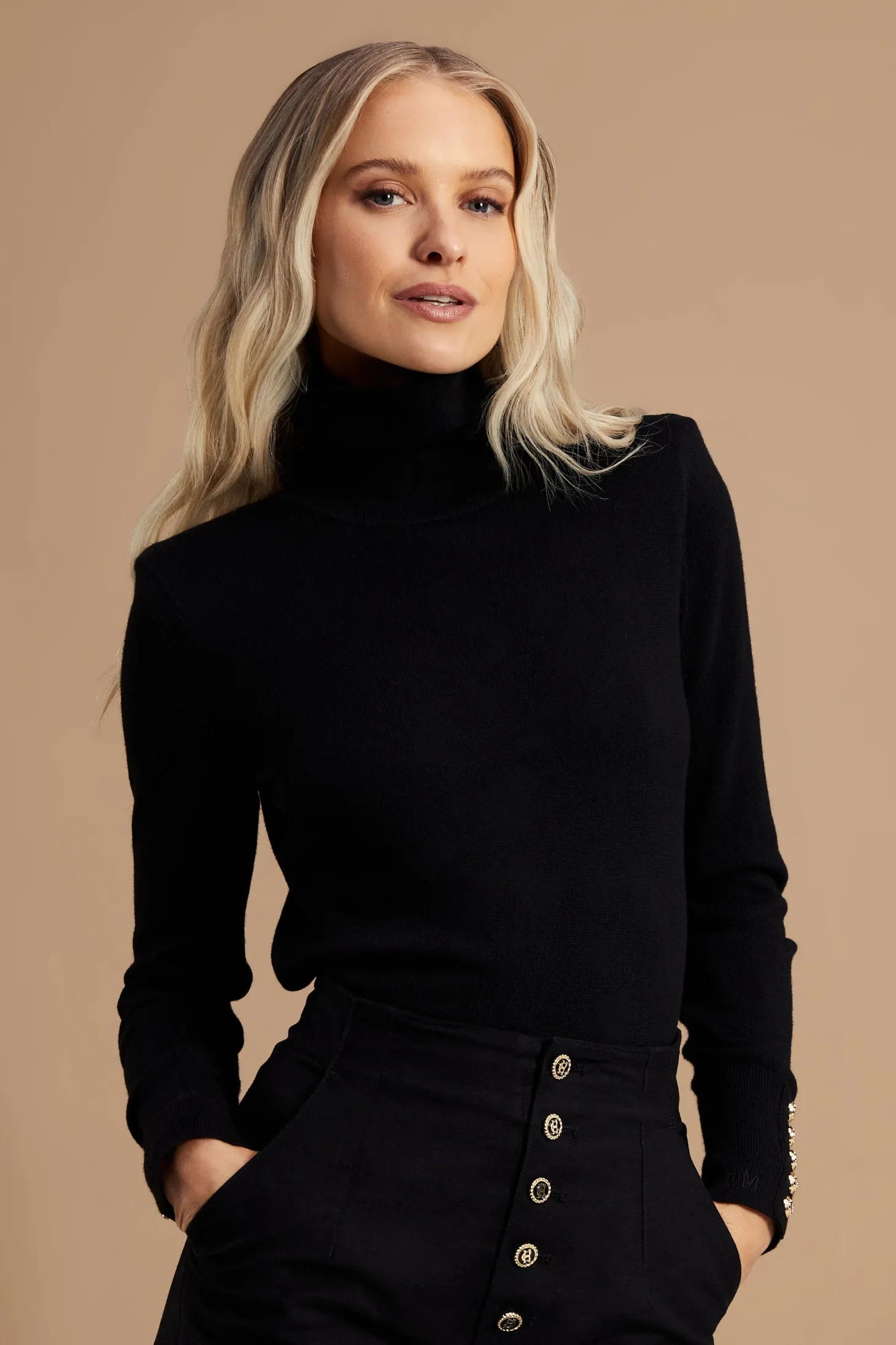 Women Holland Cooper Knitwear | Victoria Cashmere Roll Neck